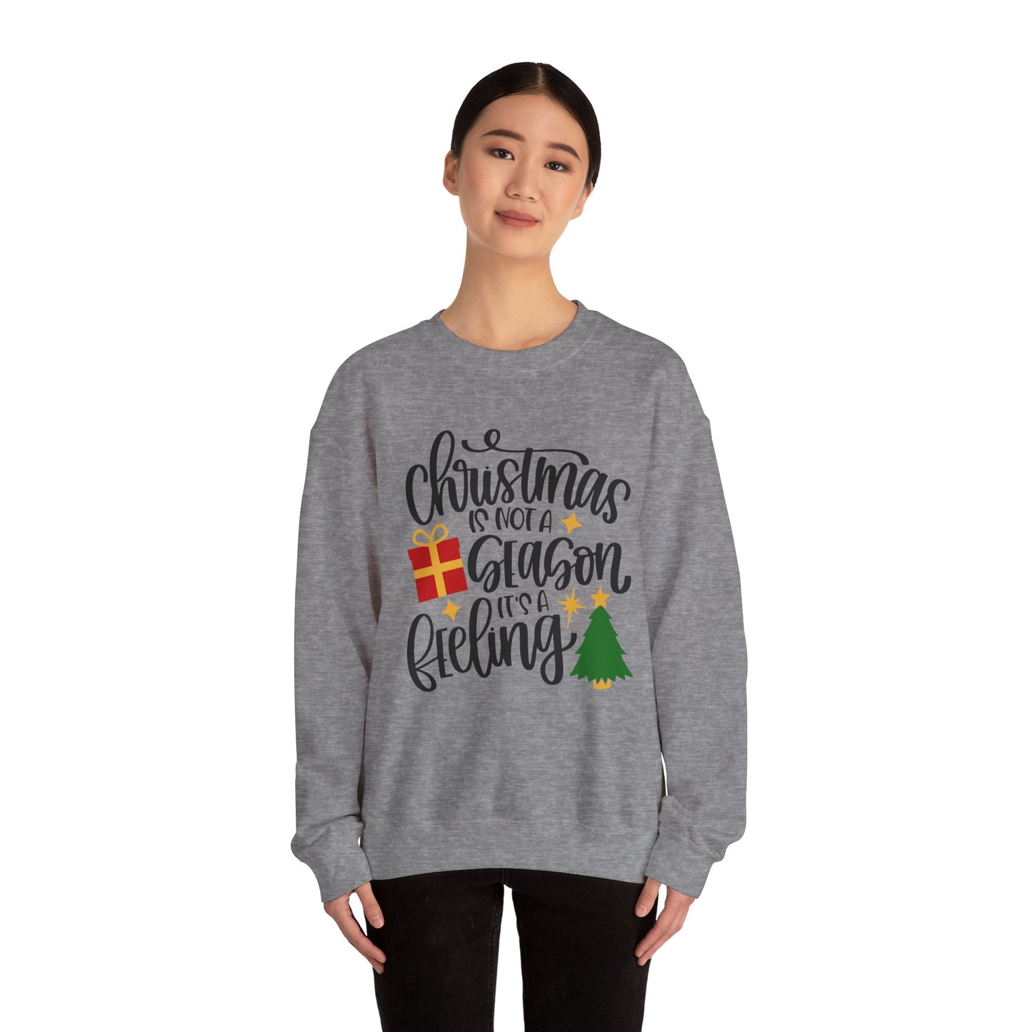 Unisex Heavy Blend Crewneck Sweatshirt, Funny T-shirt, Christmas Shirt, Christmas Slogan Shirts, Christmas Sweater, Santa Shirt