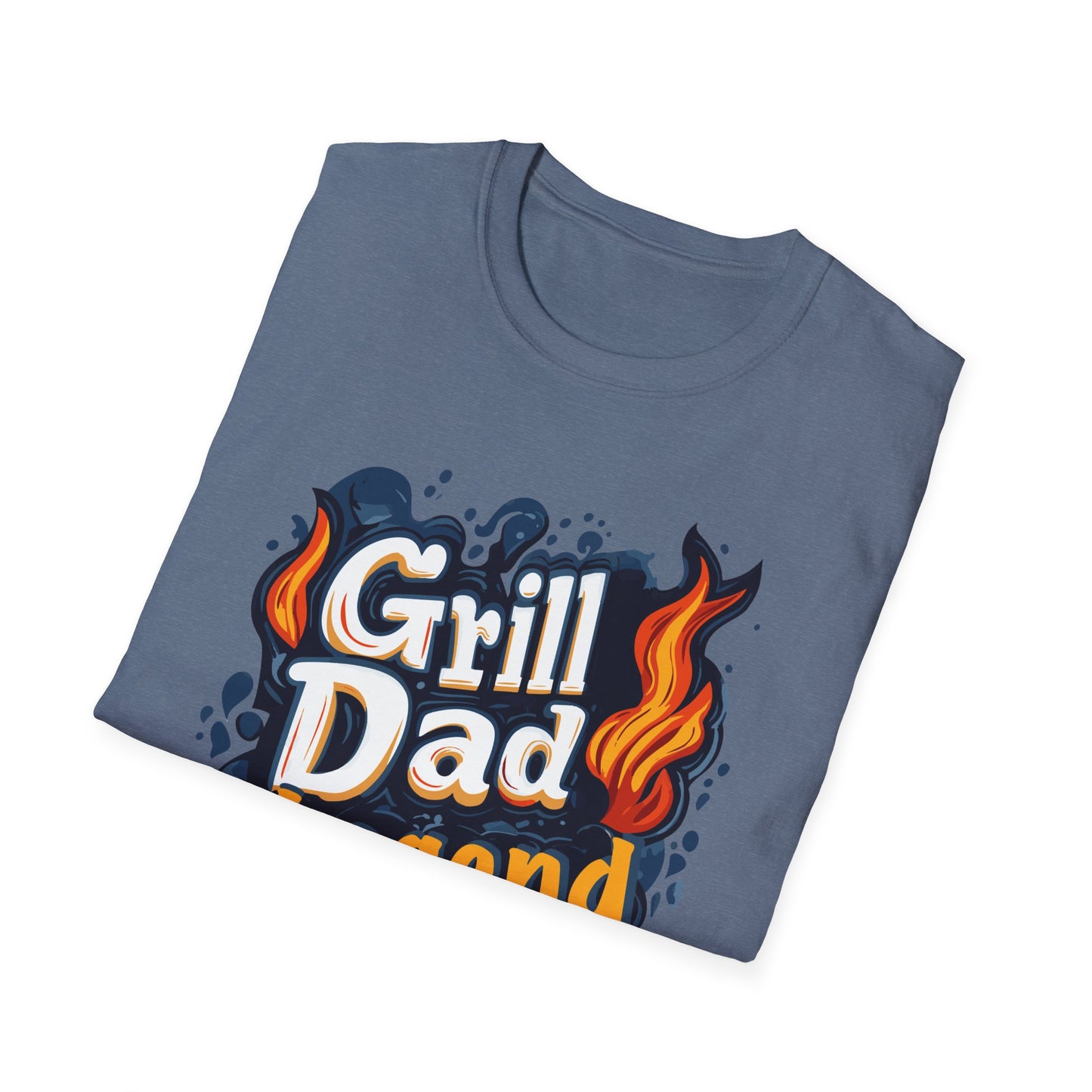 Grill Dad Legend T-Shirt | Father's Day Gift | Unisex Tee for Dads | Comfortable Casual Wear | Gift for Dad | Fire Theme