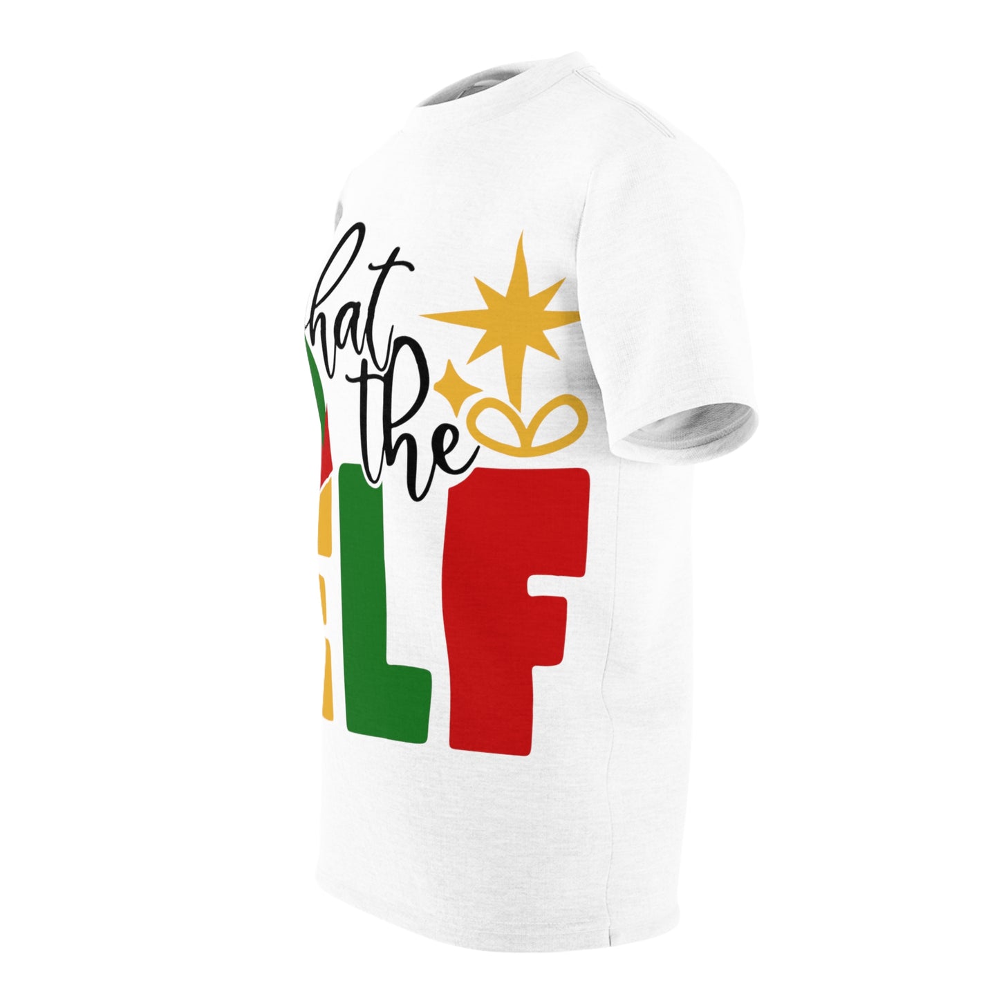 What the Elf Unisex Cut & Sew Tee (AOP)