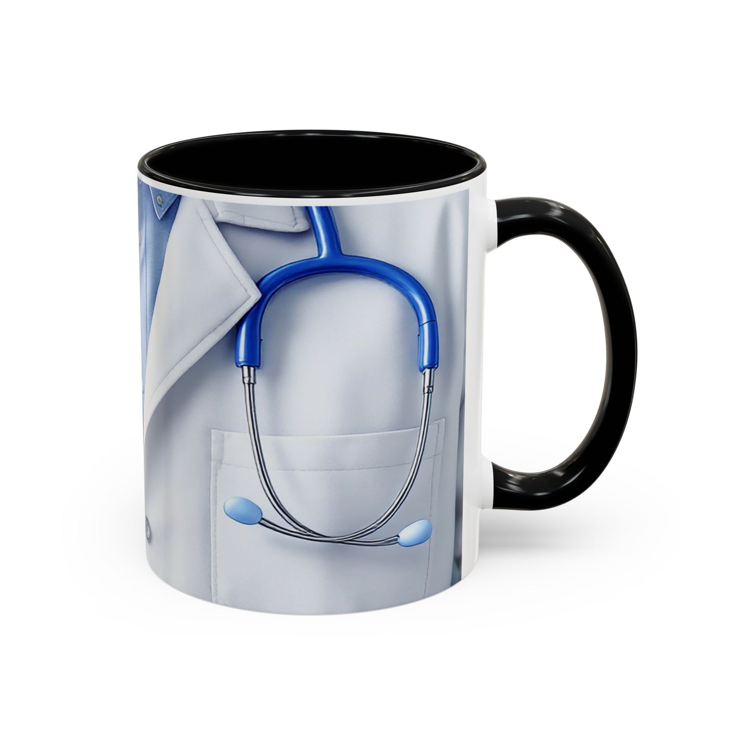 Personalized Medical Doctor Accent Coffee Mug | Father's Day Gift, Dad Mug, Coffee Lover Gift, Family Appreciation, Unique Drinking Cup