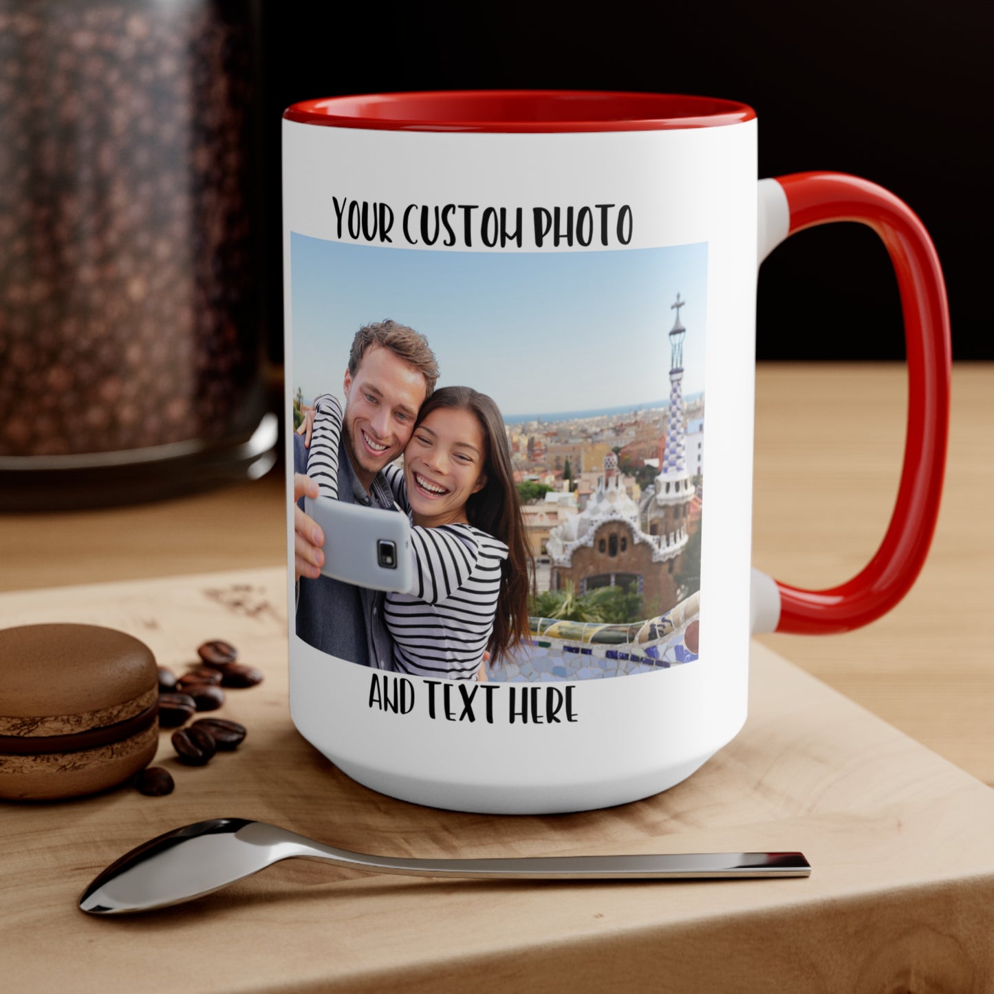 Customizable Logo-Text Mug , Photo Coffee Mug, Custom Mug Gift for Mom, Anniversary Gift for Her/Him, Christmas gift, Birthday Gift