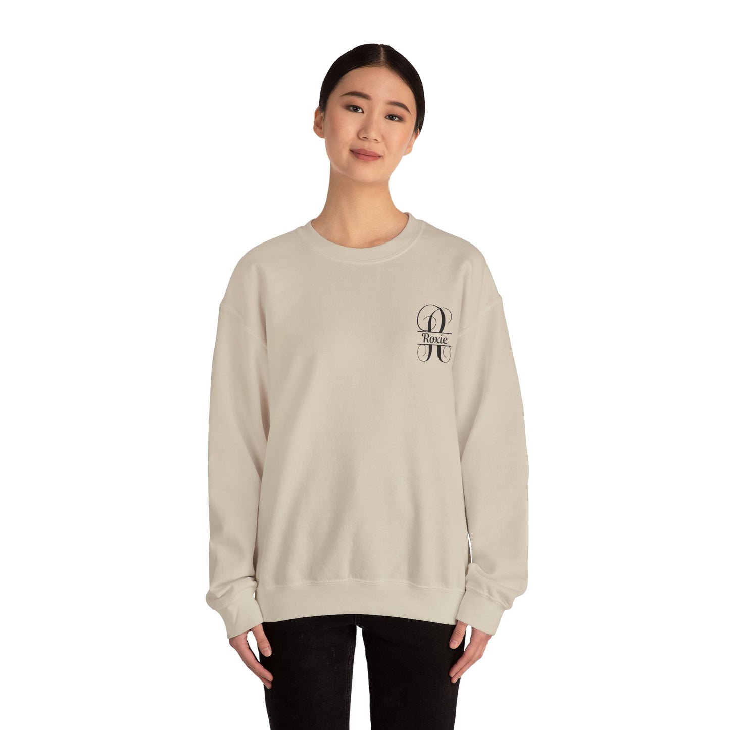 Personalized unisex sweatshirt, Crewneck, Gift for Her, Gift for Him, Fancy Monogram Sweatshirt, Adult Crewneck Sweatshirt