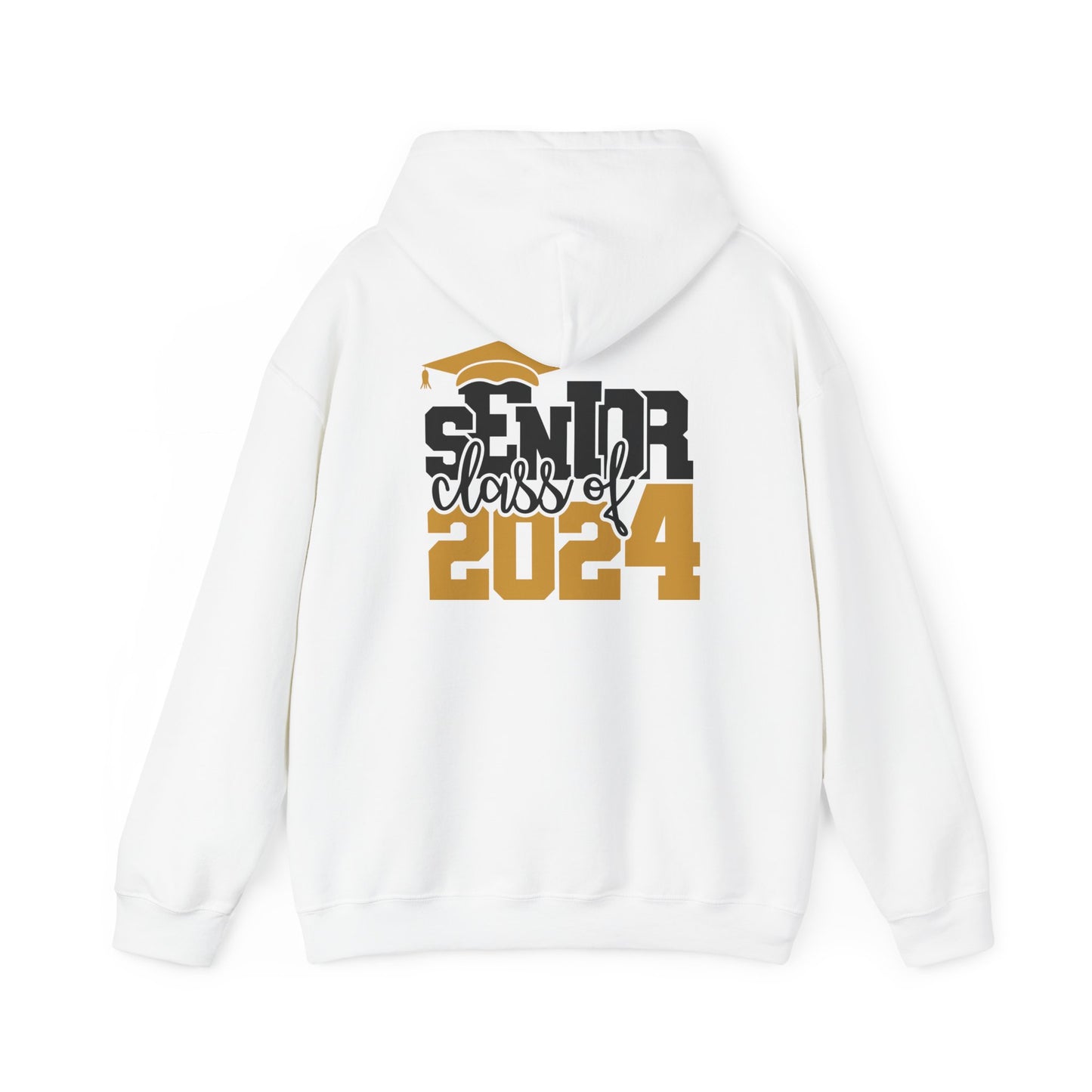 Personalized Senior Unisex Hooded Sweatshirt, Senior 2024 Sweatshirt, Customized Class of 2024 Hoodie, Custom Name Graduation Gift