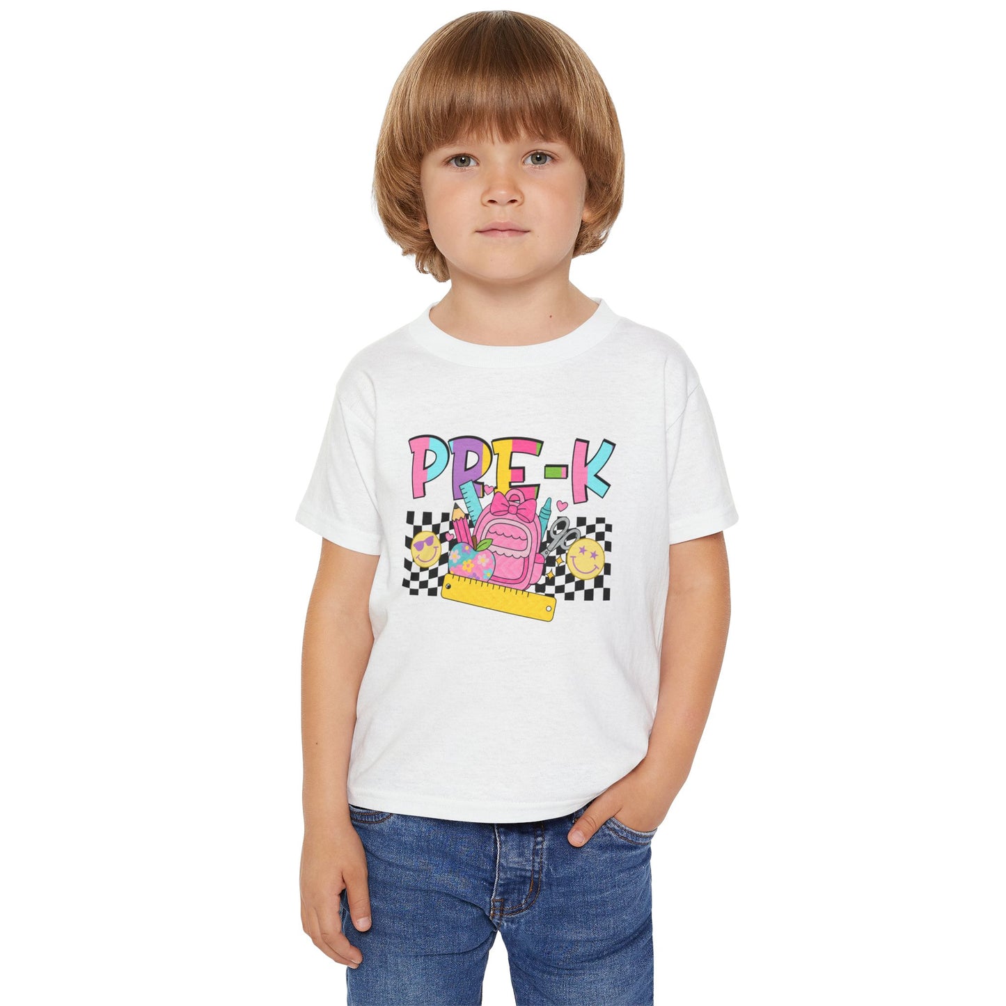 Pre-K Adventure Toddler T-shirt, Perfect for Back to School, Kindergarten Celebration, Kids Gift, Educational Fun, Playful Design