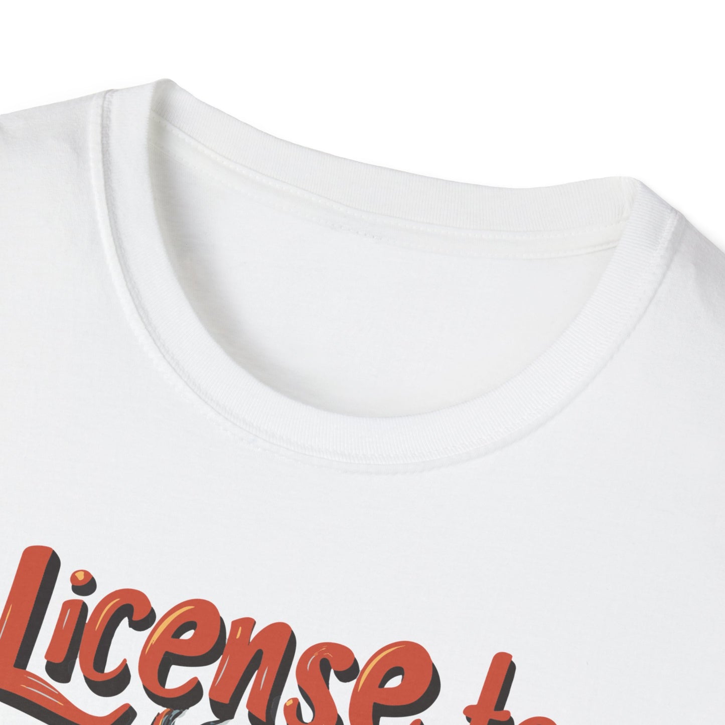 License to Grill T-Shirt | Father's Day Gift | Unisex Tee for Dads | Comfortable Casual Wear | Gift for Dad | Fire Theme