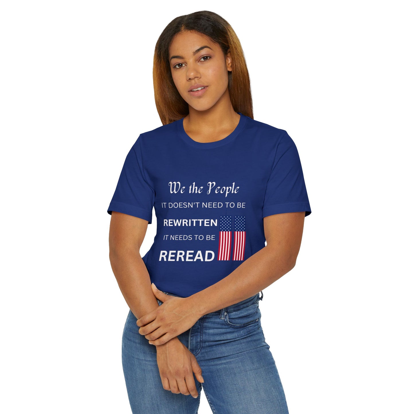 Patriotic Statement Unisex T-Shirt, Political apparel, American flag tee, July 4th gift, Patriotic Shirt, Gift for activists
