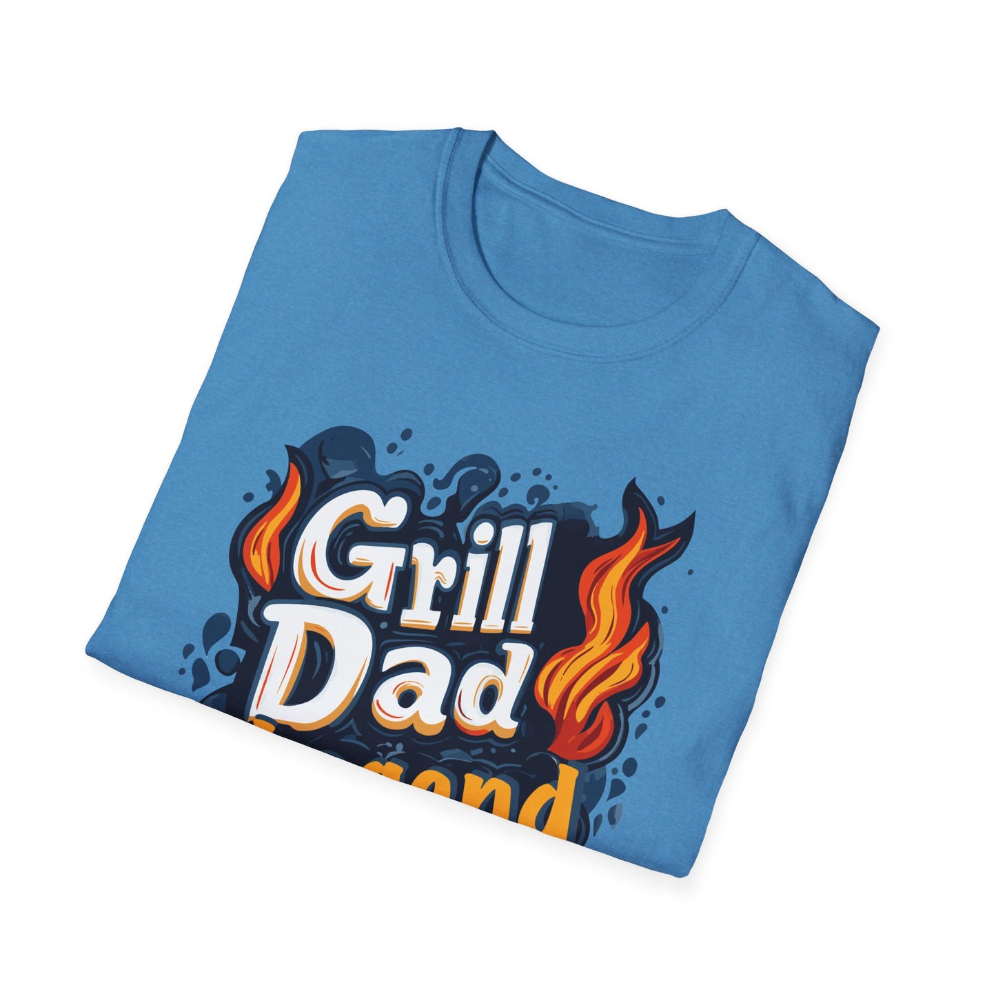 Grill Dad Legend T-Shirt | Father's Day Gift | Unisex Tee for Dads | Comfortable Casual Wear | Gift for Dad | Fire Theme