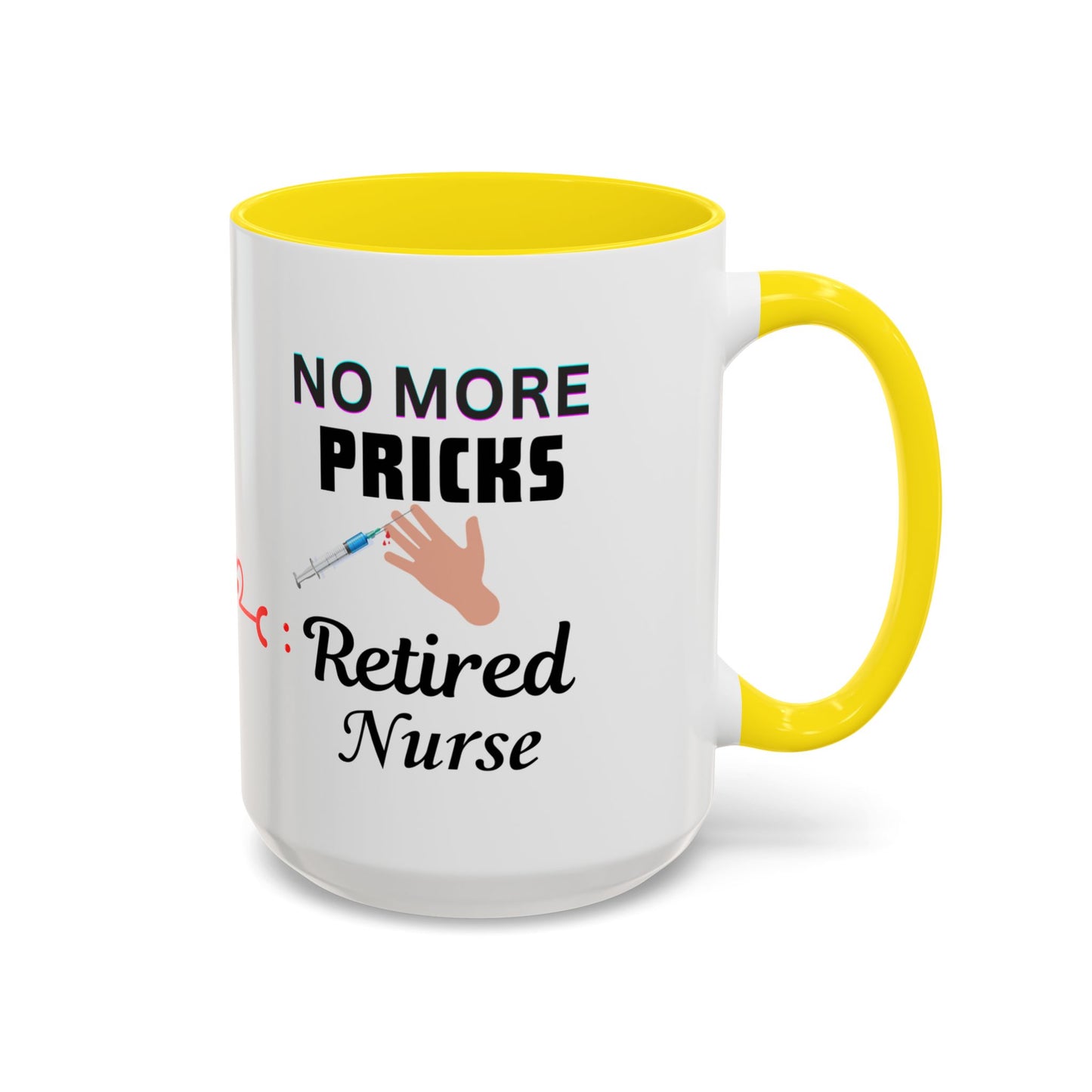 Retired Nurse Save Yourself  Coffee Mug, Fun Gift for Retirement, Personalized Mug for Nurses, Coffee Cup for Grandkids Contact, Perfect for Holidays