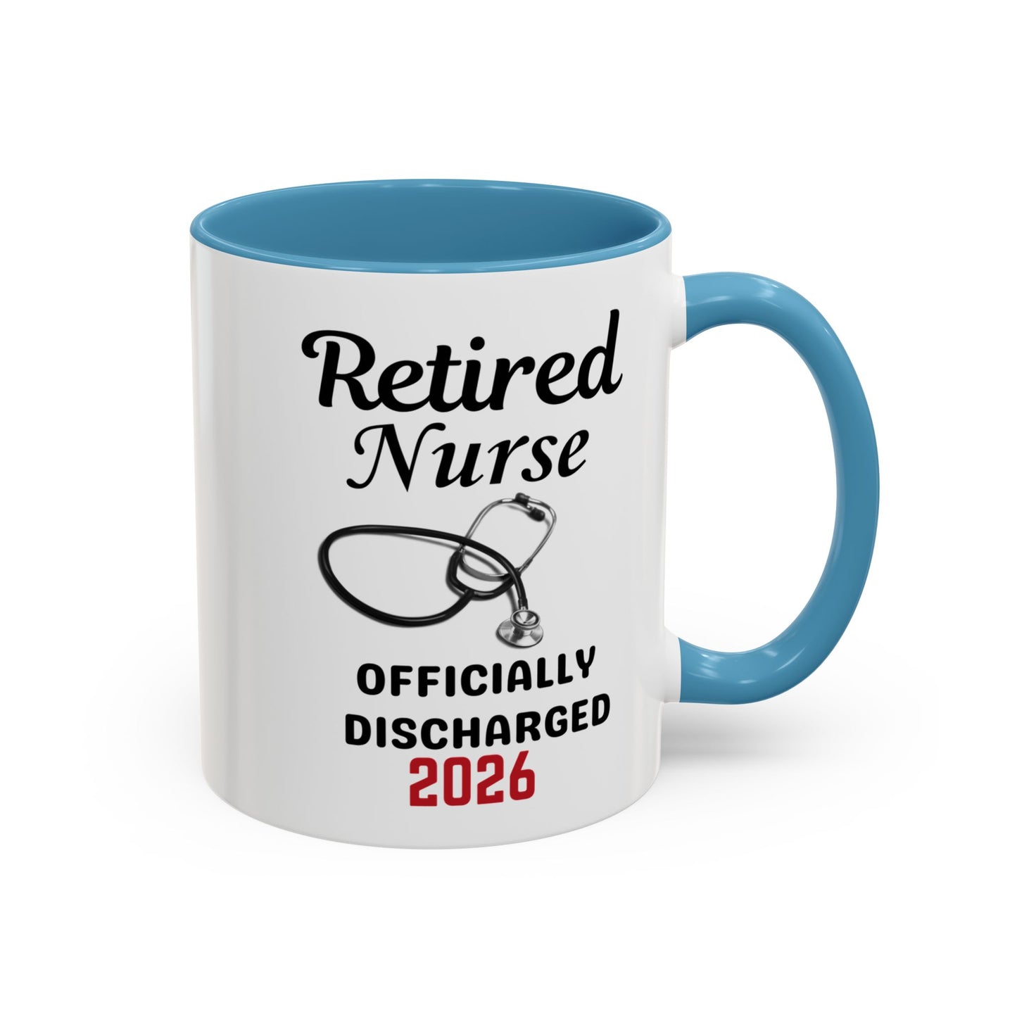Retired Nurse Coffee Mug 2026, Fun Gift for Retirement, Personalized Mug for Nurses, Perfect for Retirement