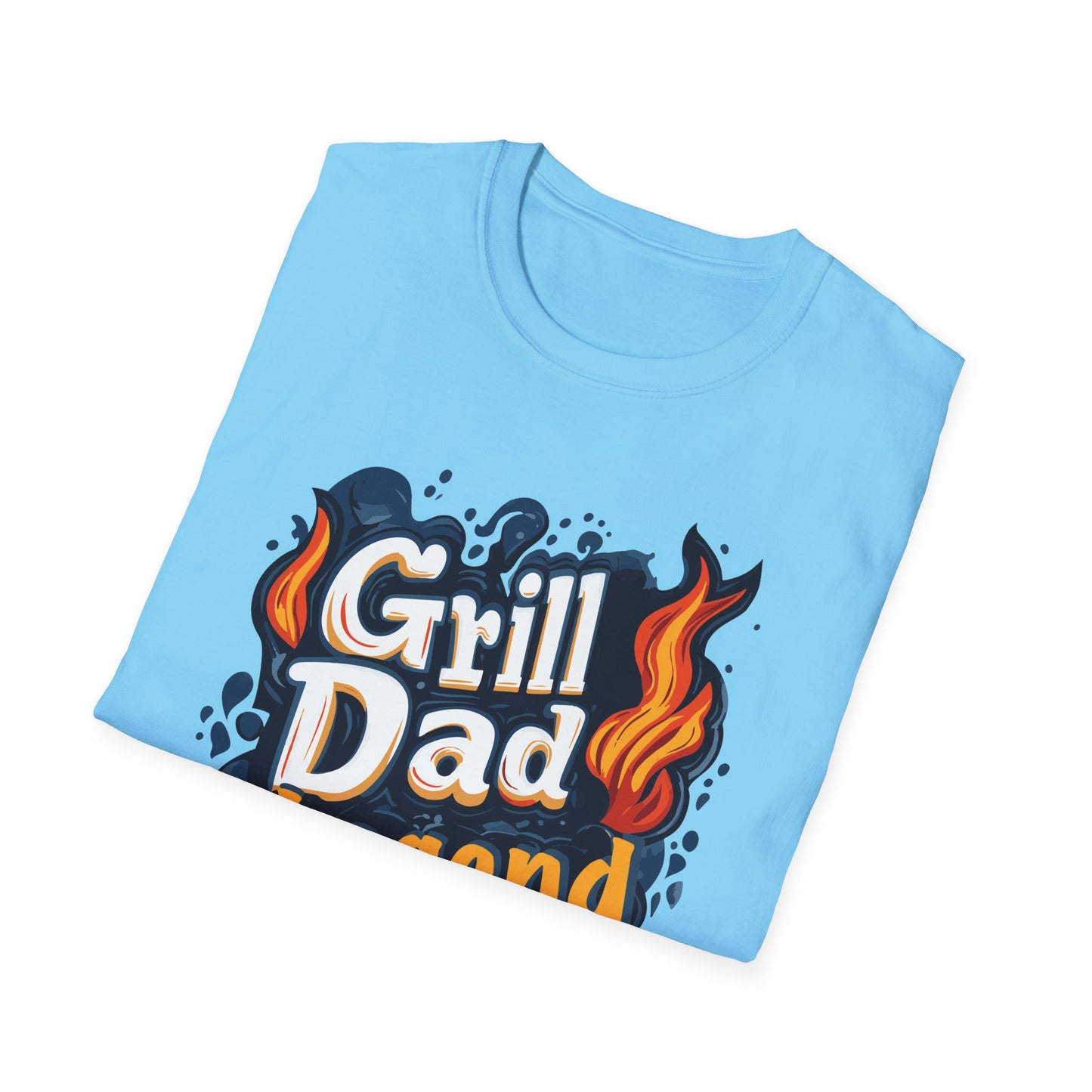 Grill Dad Legend T-Shirt | Father's Day Gift | Unisex Tee for Dads | Comfortable Casual Wear | Gift for Dad | Fire Theme