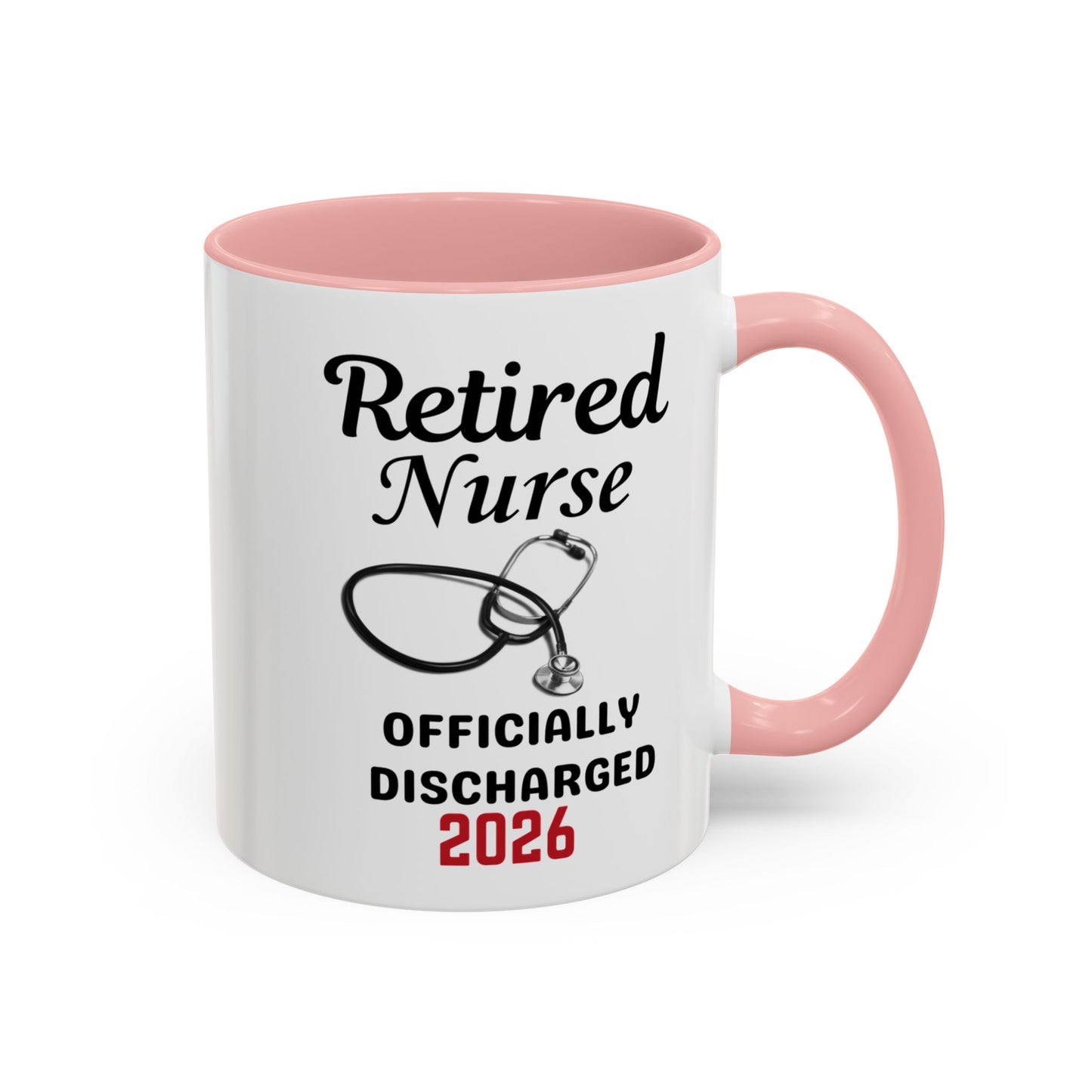 Retired Nurse Coffee Mug 2026, Fun Gift for Retirement, Personalized Mug for Nurses, Perfect for Retirement