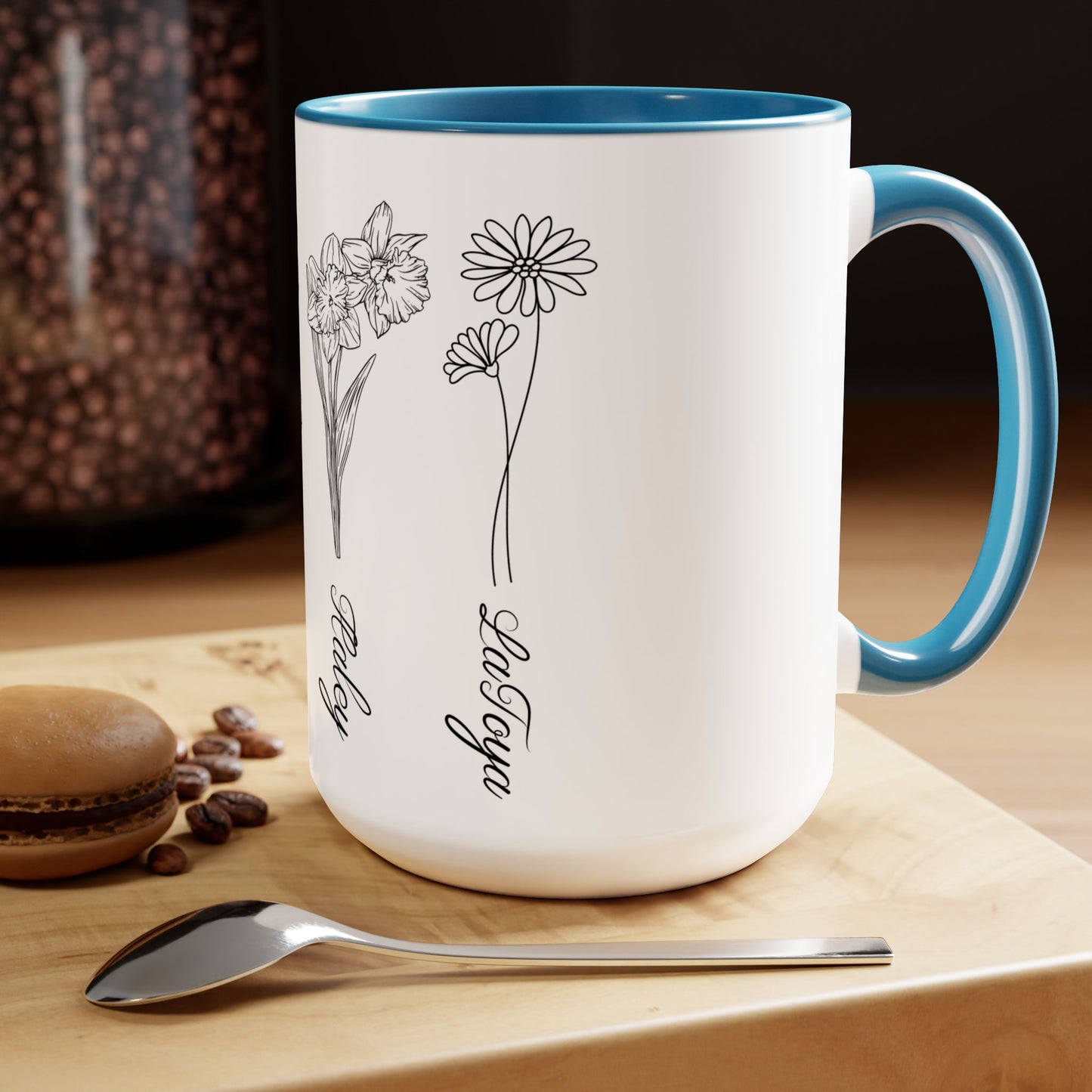 Custom Birth Month Mug, Birth Flower mug, Mother's Day Gift, Custom Mug, Mothers Day Mug, Birthday mug,