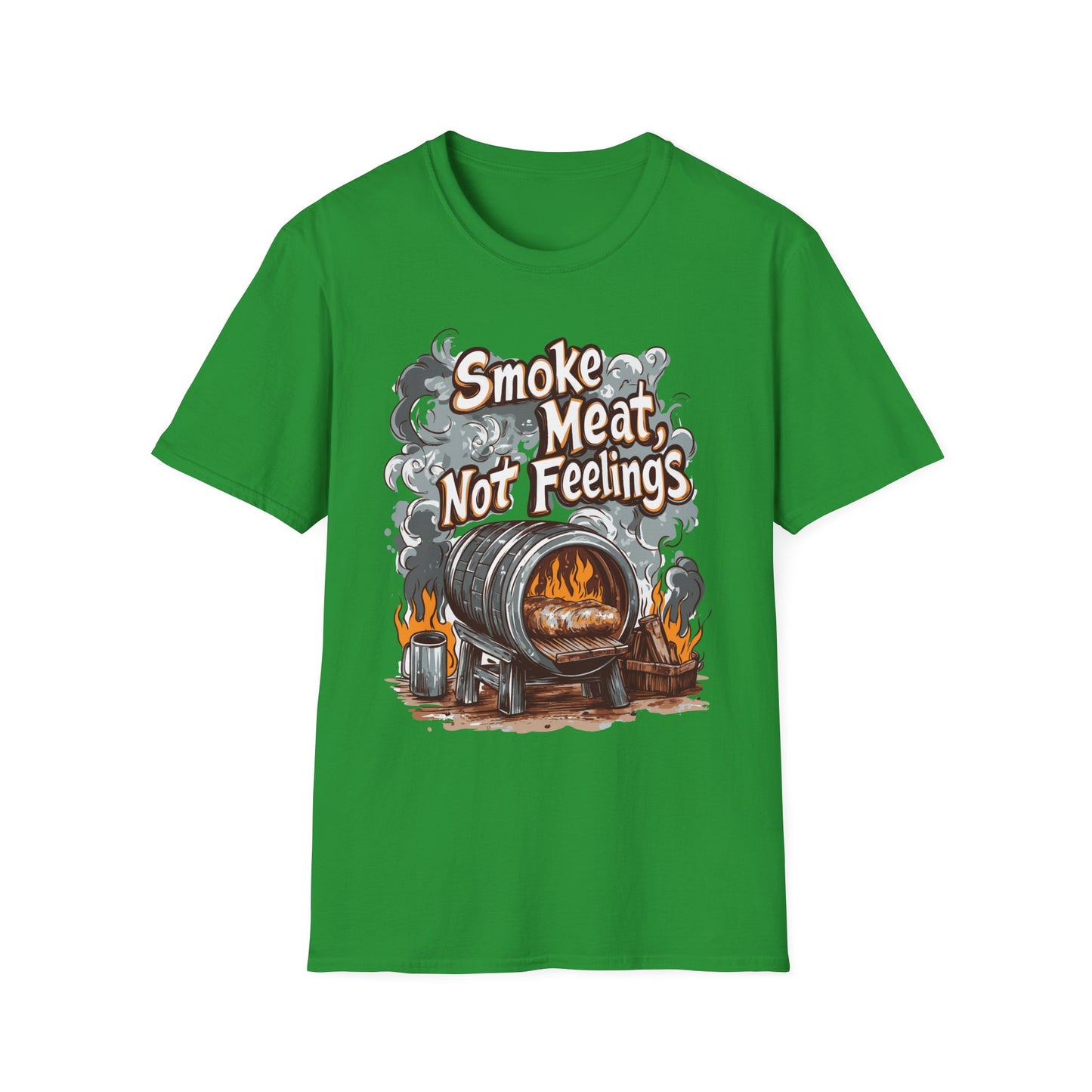Smoke Meat Not Feeling T-Shirt, BBQ shirt, BBQ Lover Shirt, Meat Lover shirt, Gift for dad, Tailgating shirt, Gift for him, BBQ party outfit