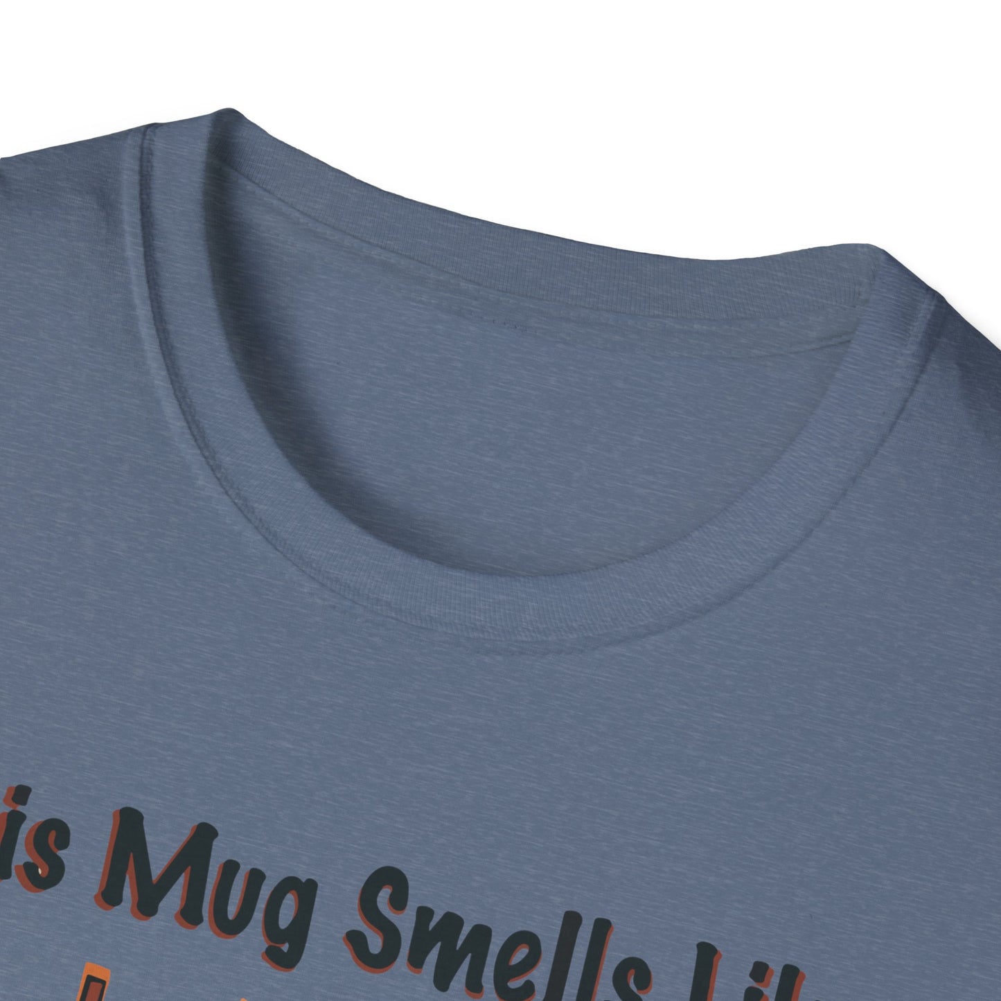 This Mug Smells Like Smoked Brisket T-Shirt | Father's Day Gift | Unisex Tee for Dads | Comfortable Casual Wear | Gift for Dad | Fire Theme