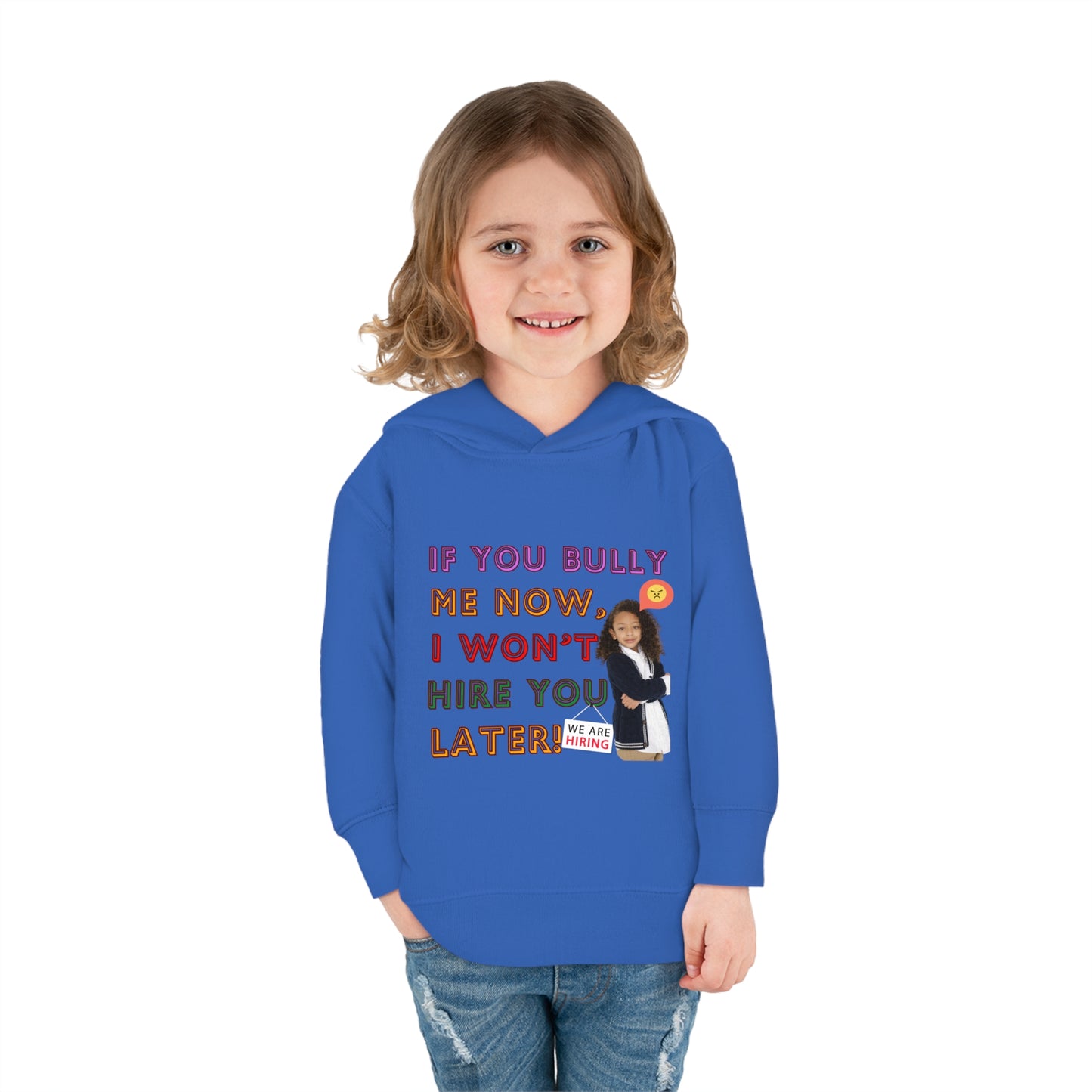 Toddler Fleece Hoodie - Anti-Bullying Message