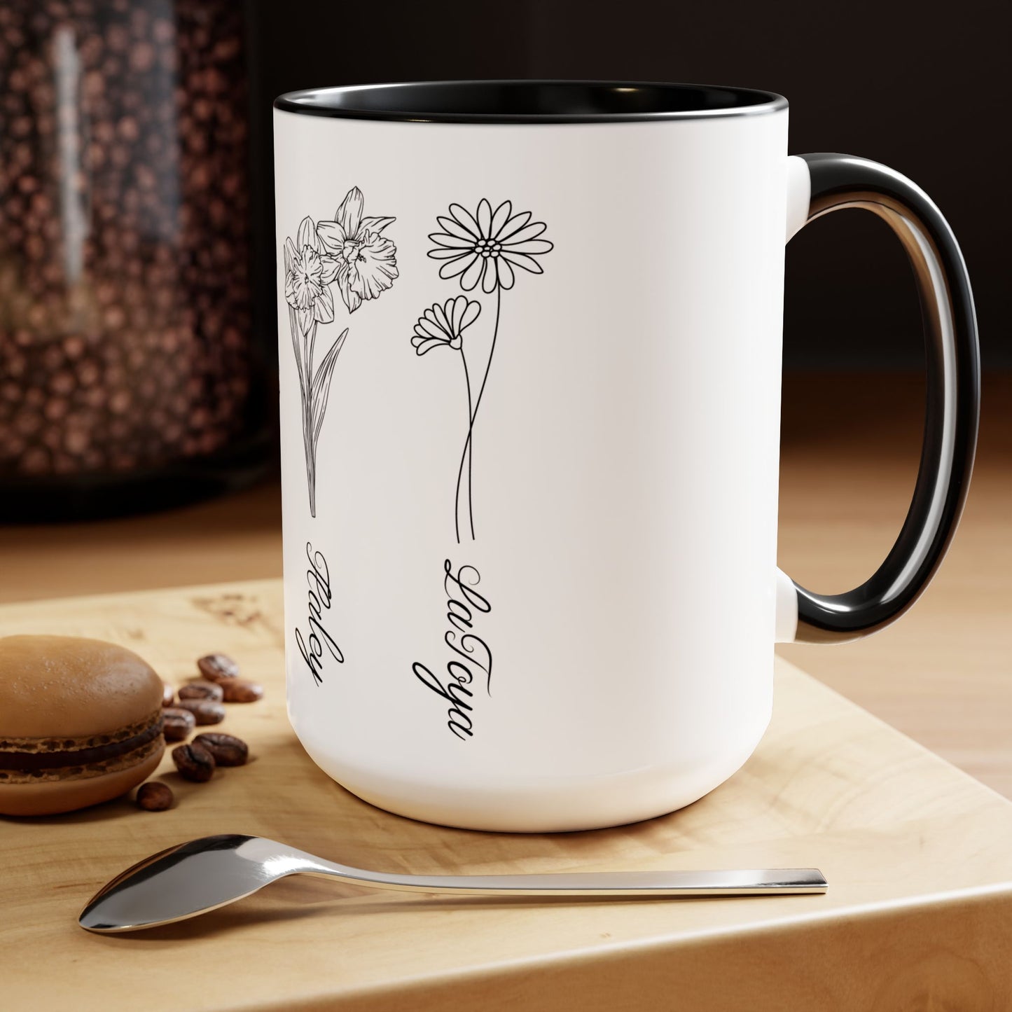 Custom Birth Month Mug, Birth Flower mug, Mother's Day Gift, Custom Mug, Mothers Day Mug, Birthday mug,