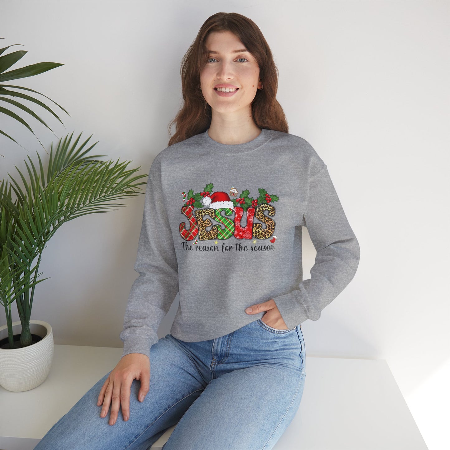 Jesus the Reason for the Season sweatshirt, Religious Shirt, Christmas, Jesus, Christian Gift, Faith shirt, Jesus quotes, Jesus Sweatshirt