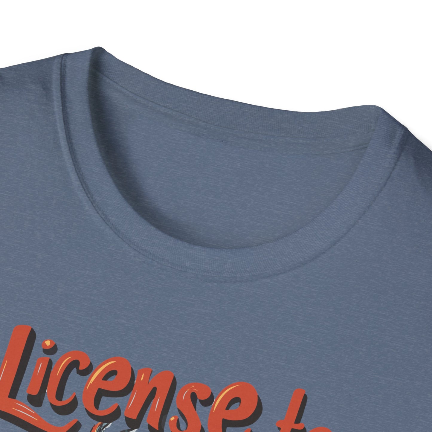 License to Grill T-Shirt | Father's Day Gift | Unisex Tee for Dads | Comfortable Casual Wear | Gift for Dad | Fire Theme