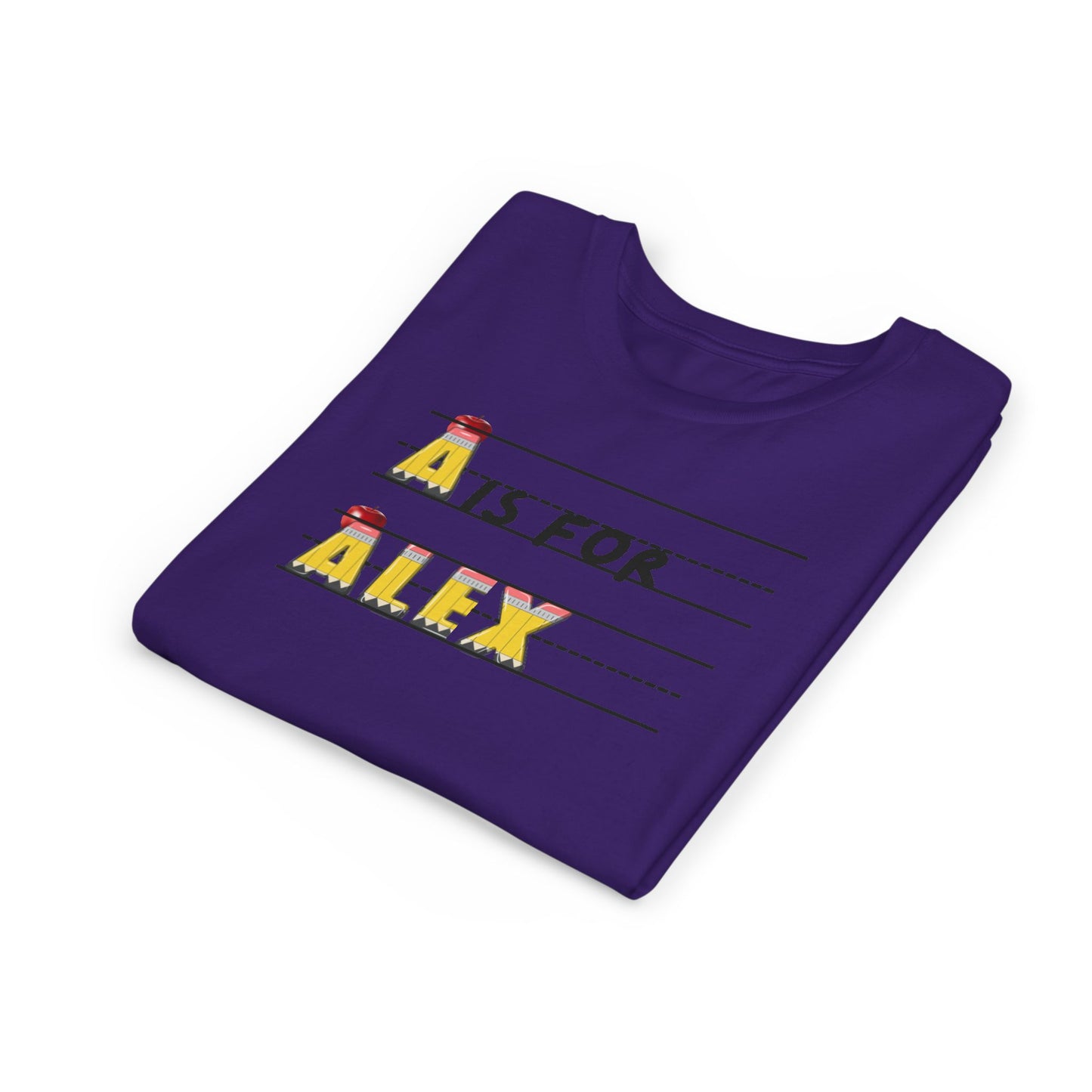 Custom Kids Name School Shirt, Back to School T-shirt, Toddler First Day of School Tee, Alphabet with Name Tee, Kindergarten Shirt with Name