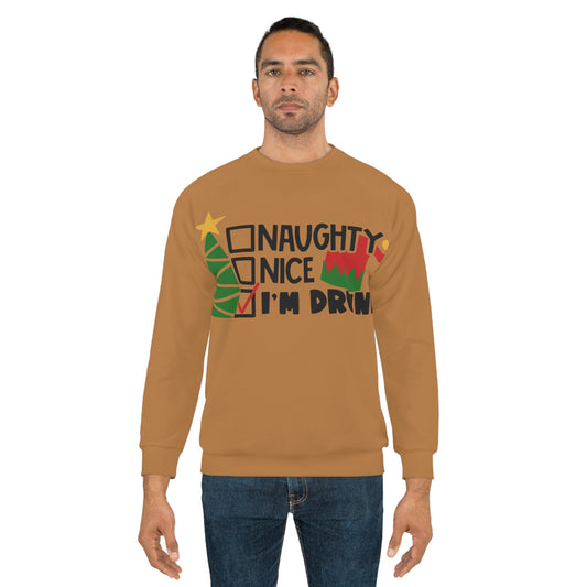 I'm Drunk Unisex Sweatshirt (AOP)