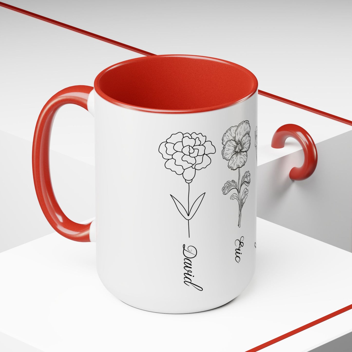 Custom Birth Month Mug, Birth Flower mug, Mother's Day Gift, Custom Mug, Mothers Day Mug, Birthday mug,