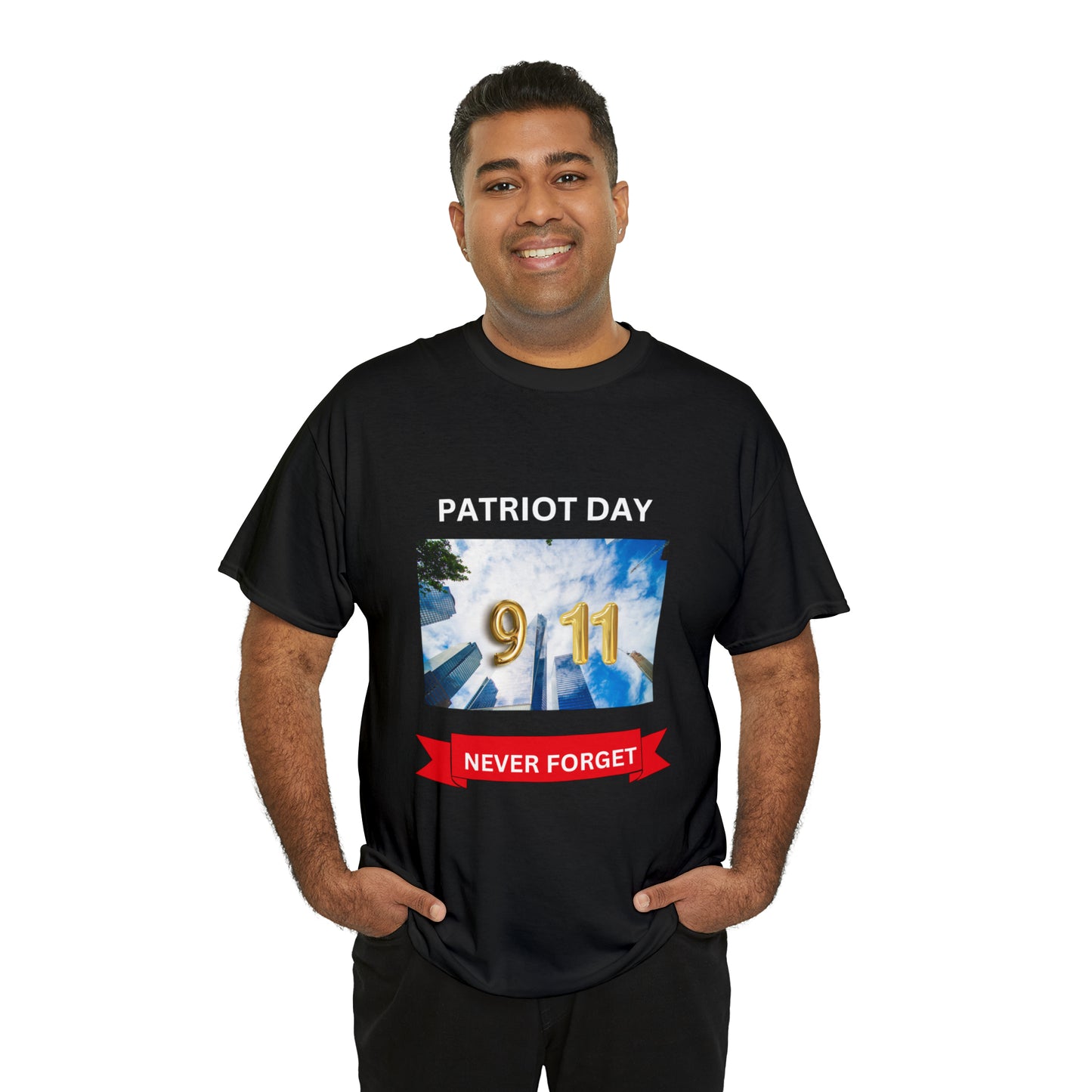 Unisex Heavy Cotton Tee- Patriot Day 9/11