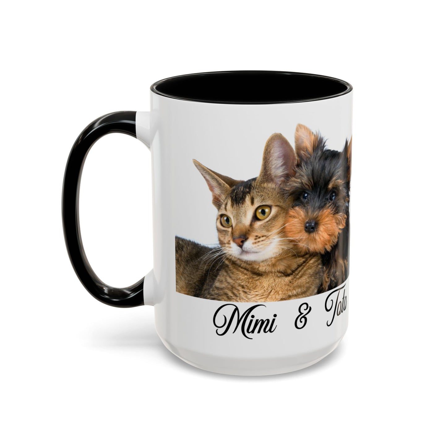 Custom Photo Mug with Text, Personalized Photo Coffee Mug, Double-Sided Print - 11oz & 15oz, Gift for Family, Friends