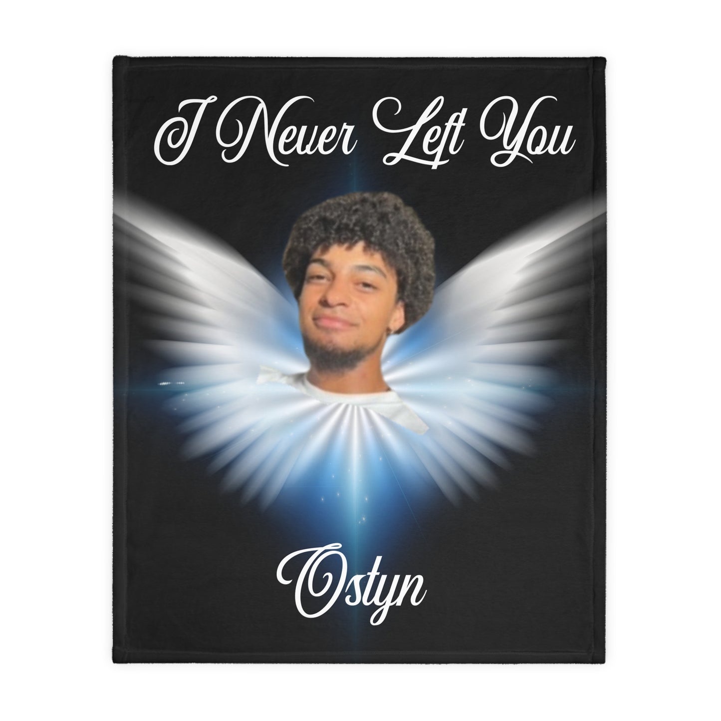 Ostyn I Never Left You Velveteen Microfiber Blanket (Two-sided print)