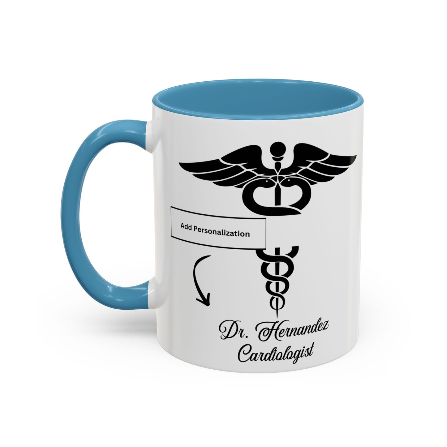 Medical MD Accent Coffee Mug | Father's Day Gift, Dad Mug, Coffee Lover Gift, Family Appreciation, Unique Drinking Cup