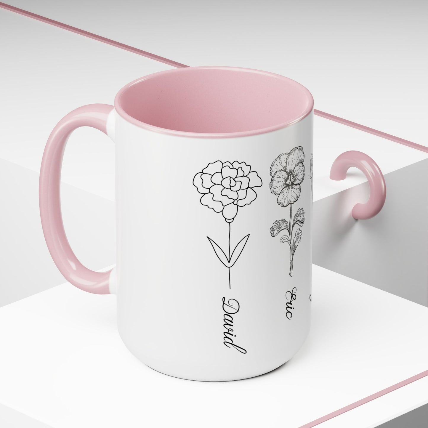 Custom Birth Month Mug, Birth Flower mug, Mother's Day Gift, Custom Mug, Mothers Day Mug, Birthday mug,