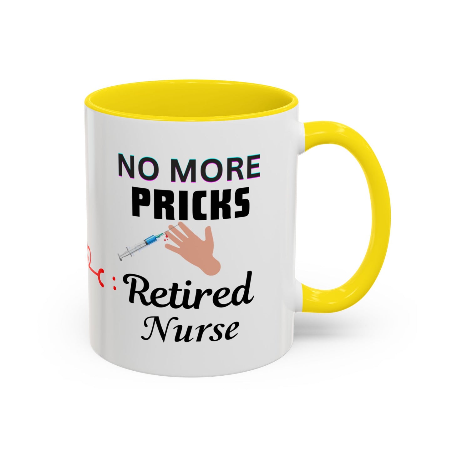 Retired Nurse Save Yourself  Coffee Mug, Fun Gift for Retirement, Personalized Mug for Nurses, Coffee Cup for Grandkids Contact, Perfect for Holidays