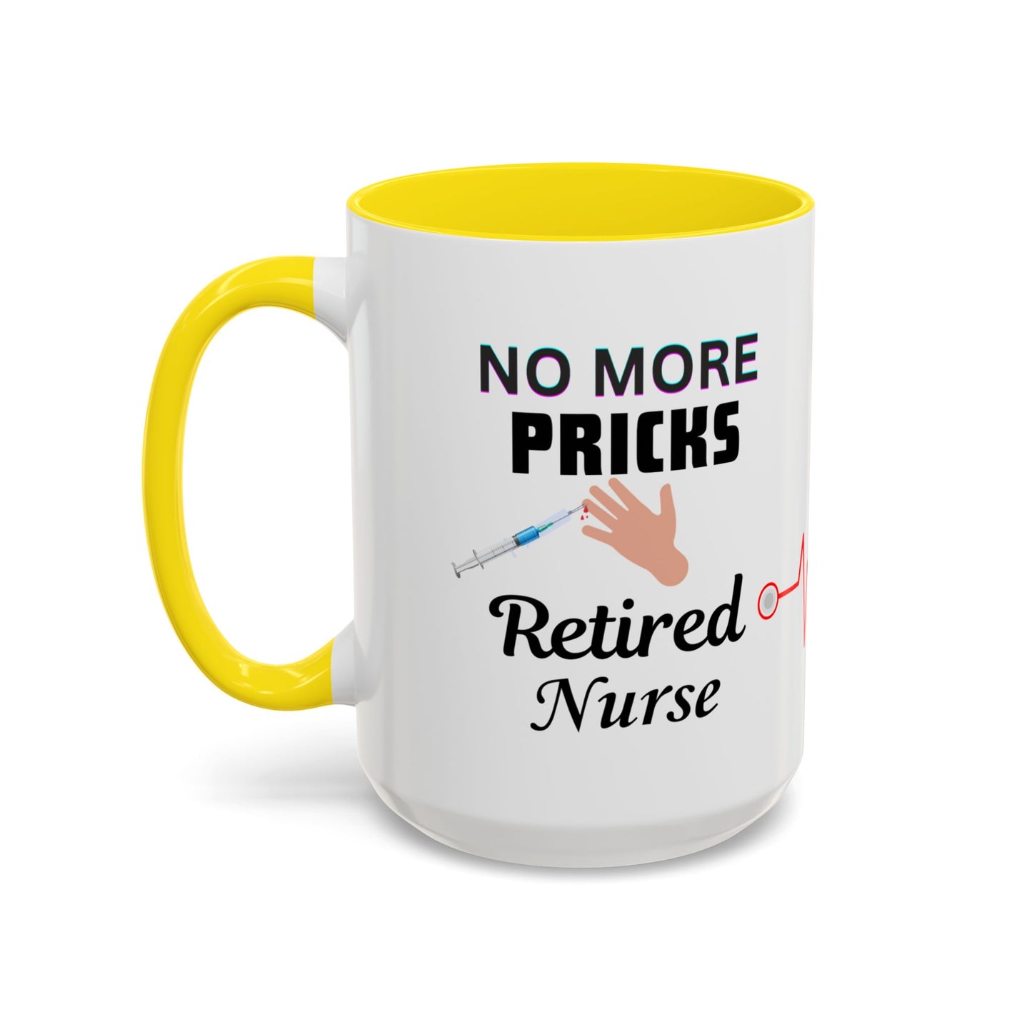Retired Nurse Save Yourself  Coffee Mug, Fun Gift for Retirement, Personalized Mug for Nurses, Coffee Cup for Grandkids Contact, Perfect for Holidays
