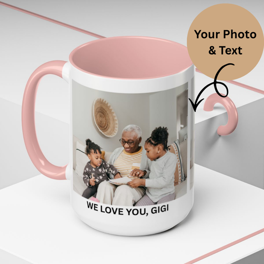 Personalized Photo Coffee Mug Birthday Gift, Custom Mug Gift for Him/Her, Anniversary Gift for Her/Him, Valentine's Day gifts, Mug with Picture