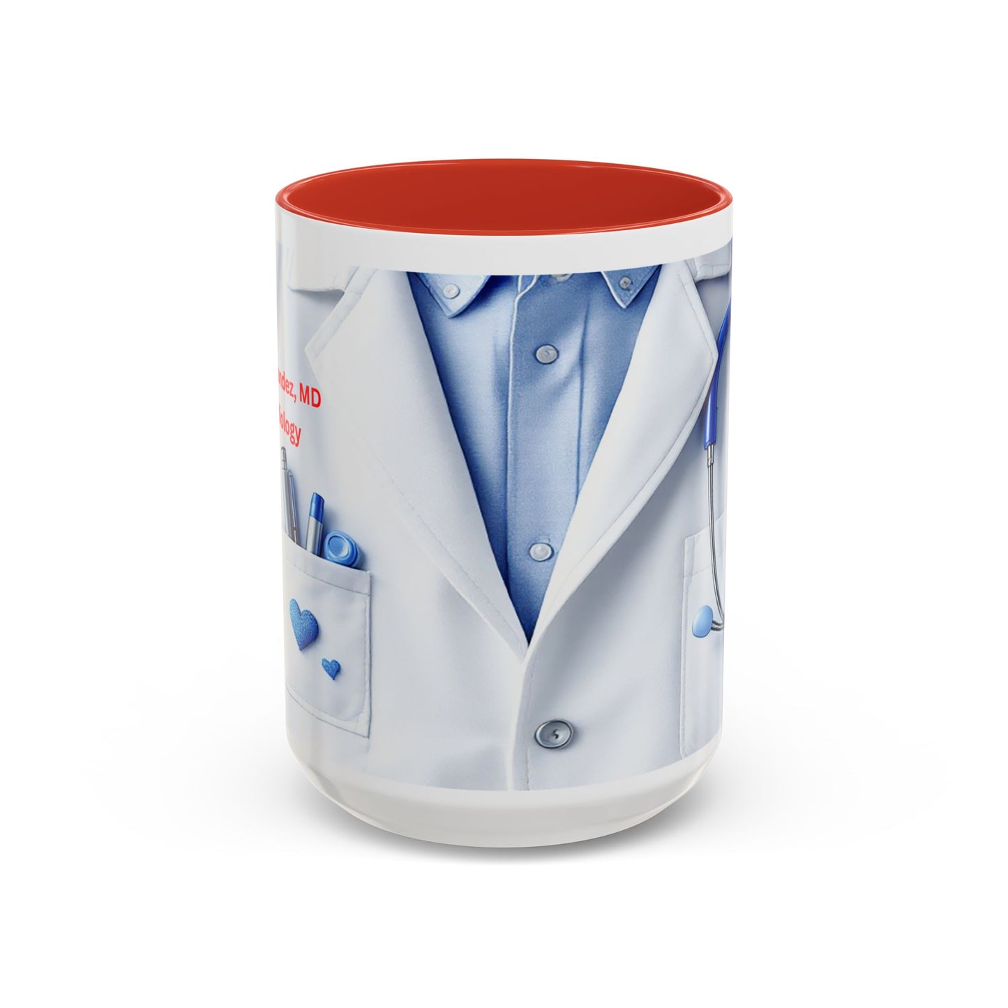 Personalized Medical Doctor Accent Coffee Mug | Father's Day Gift, Dad Mug, Coffee Lover Gift, Family Appreciation, Unique Drinking Cup