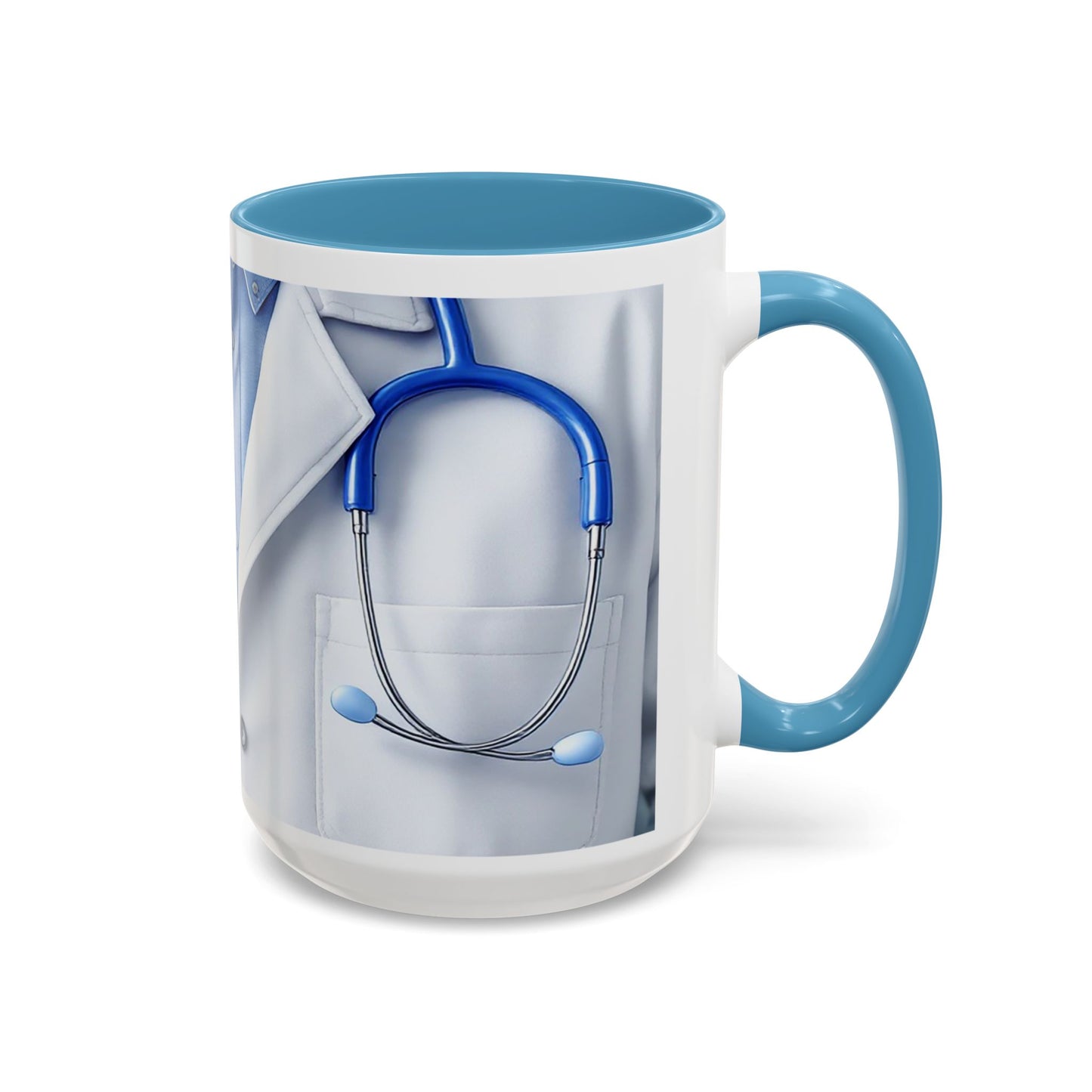 Personalized Medical Doctor Accent Coffee Mug | Father's Day Gift, Dad Mug, Coffee Lover Gift, Family Appreciation, Unique Drinking Cup