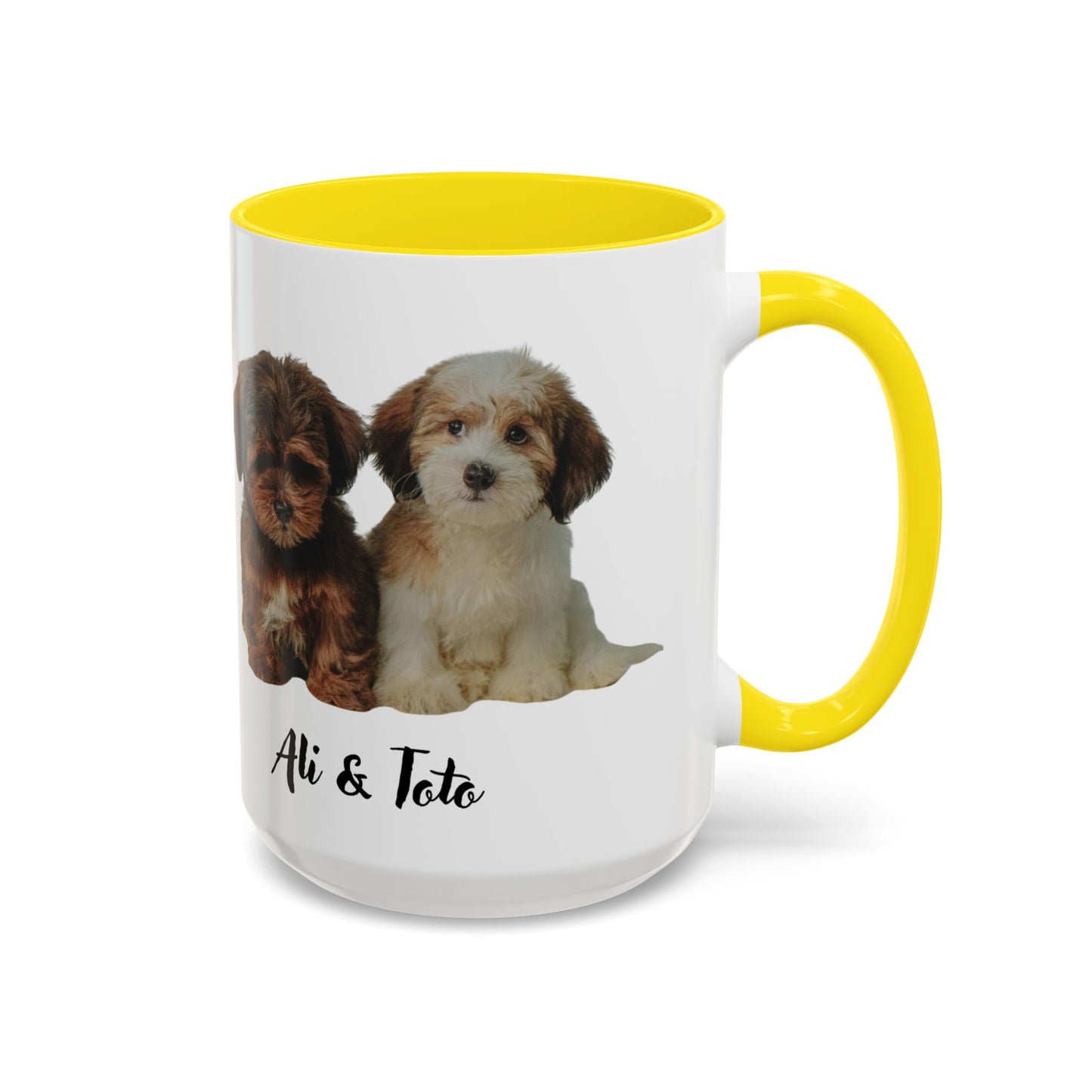 Custom Photo Mug with Text, Personalized Photo Coffee Mug, Double-Sided Print - 11oz & 15oz, Gift for Family, Friends