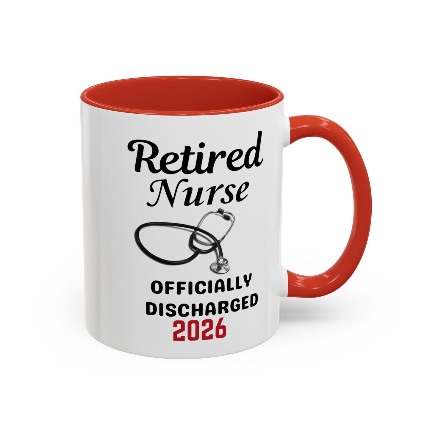 Retired Nurse Coffee Mug 2026, Fun Gift for Retirement, Personalized Mug for Nurses, Perfect for Retirement