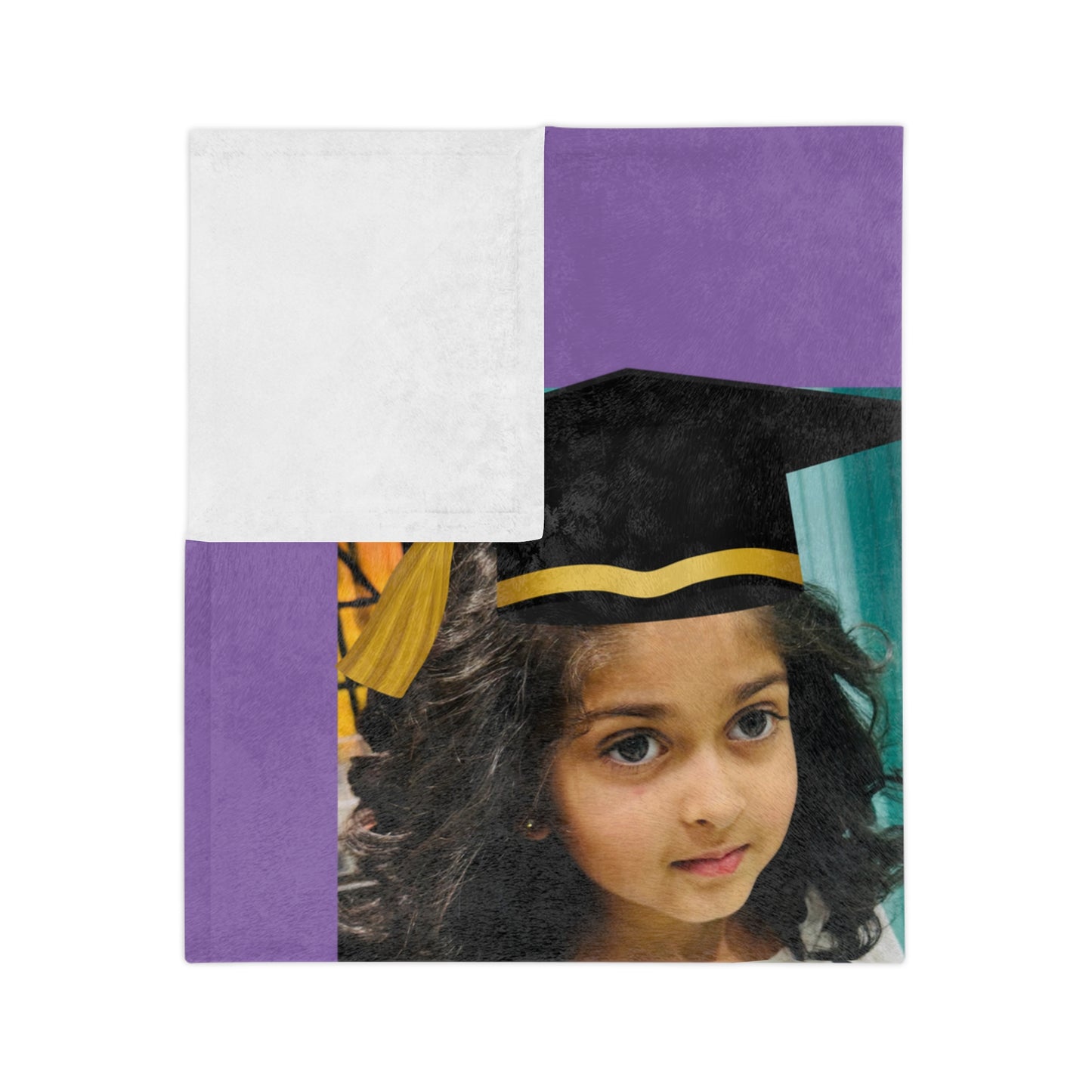 Personalized Velveteen Microfiber Blanket with Name - Cozy Custom Blanket for Kids