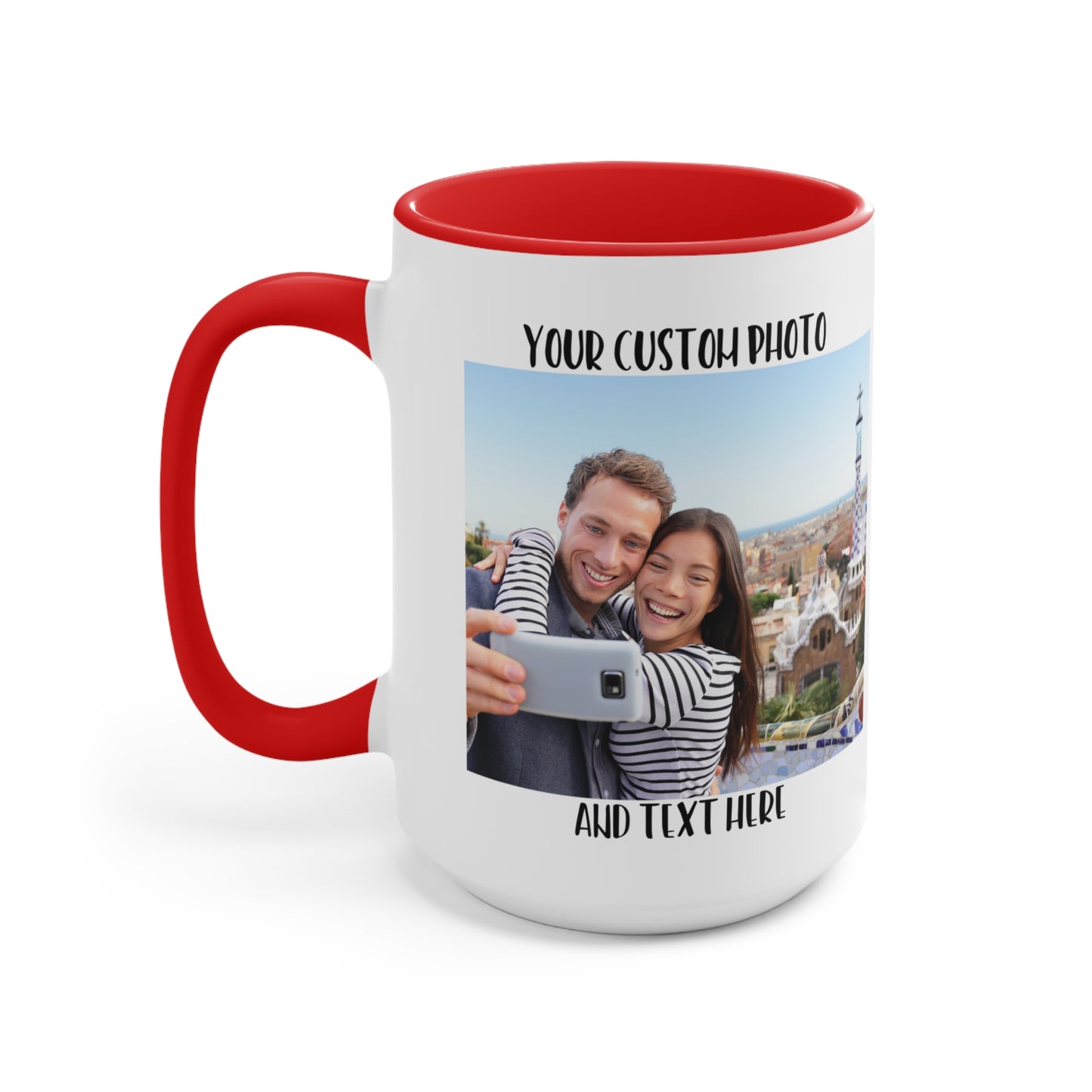 Customizable Logo-Text Mug , Photo Coffee Mug, Custom Mug Gift for Mom, Anniversary Gift for Her/Him, Christmas gift, Birthday Gift