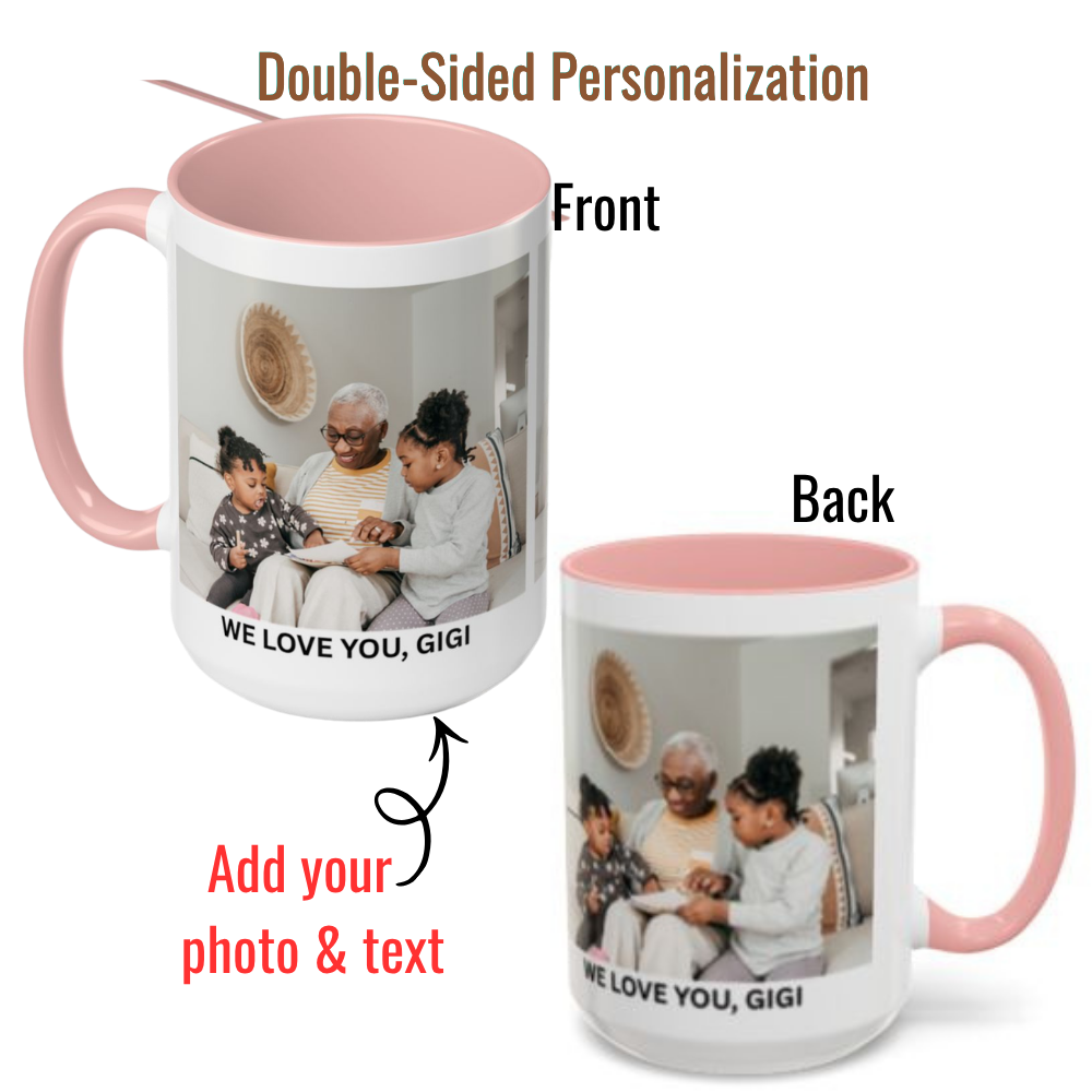 Personalized Photo Coffee Mug Birthday Gift, Custom Mug Gift for Him/Her, Anniversary Gift for Her/Him, Valentine's Day gifts, Mug with Picture