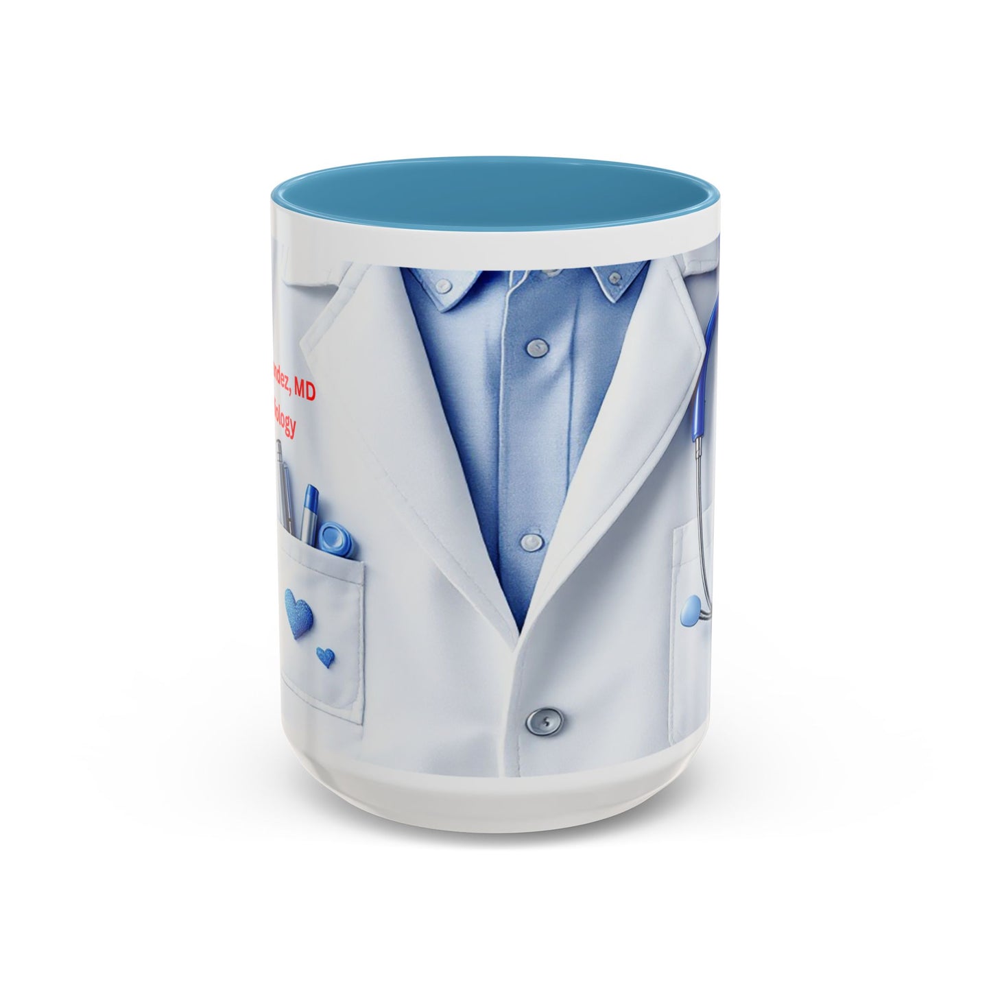 Personalized Medical Doctor Accent Coffee Mug | Father's Day Gift, Dad Mug, Coffee Lover Gift, Family Appreciation, Unique Drinking Cup