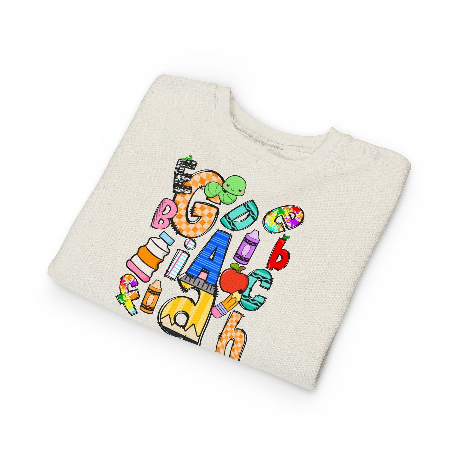Alphabet Toddler Sweatshirt, Kindergarten Kids Shirt, School Shirt, Alphabet Kids Shirt, Toddler Preschool Fun Shirt toddler sweatshirt