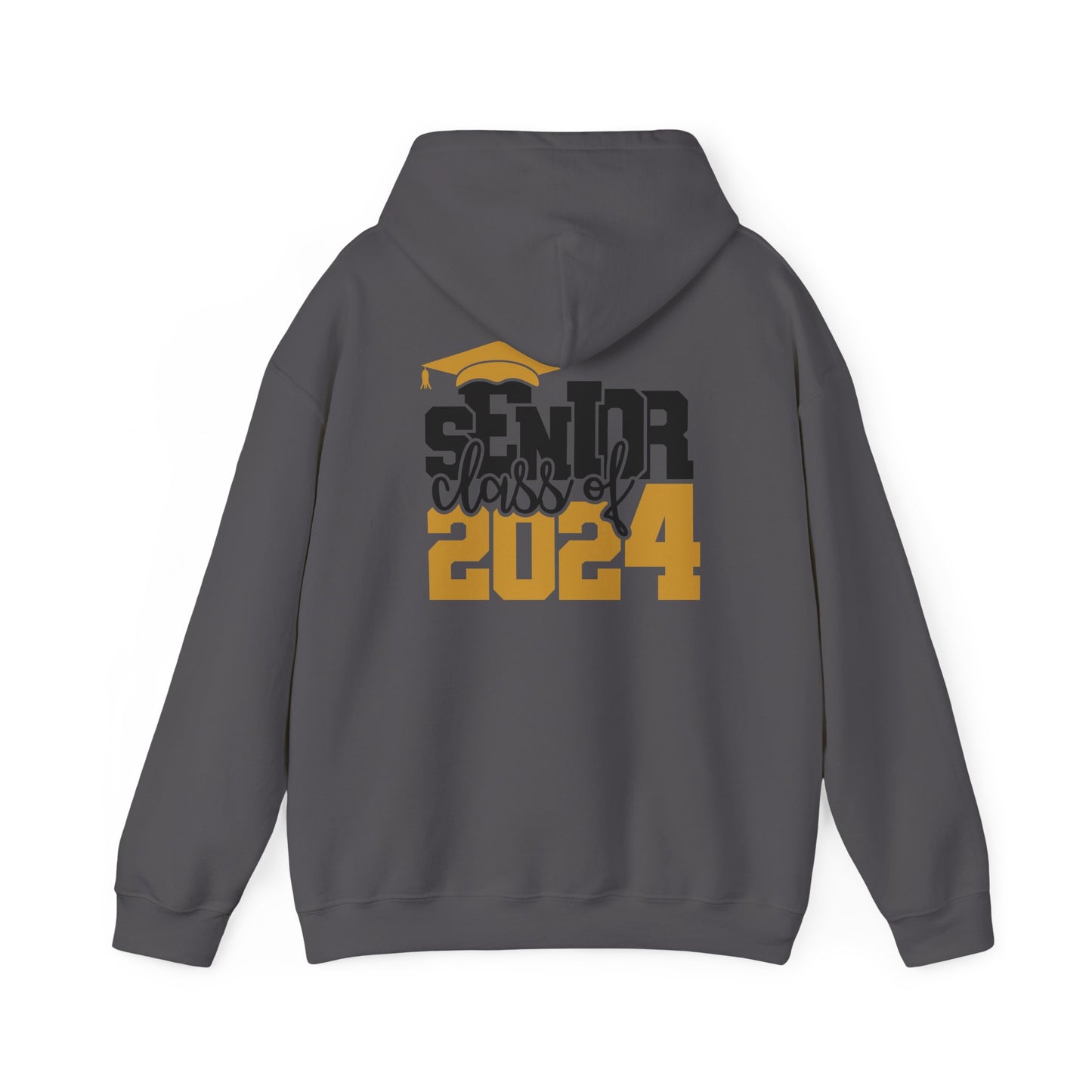 Personalized Senior Unisex Hooded Sweatshirt, Senior 2024 Sweatshirt, Customized Class of 2024 Hoodie, Custom Name Graduation Gift