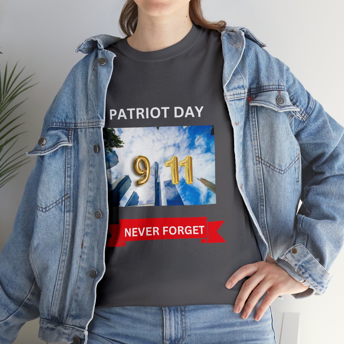 Unisex Heavy Cotton Tee- Patriot Day 9/11