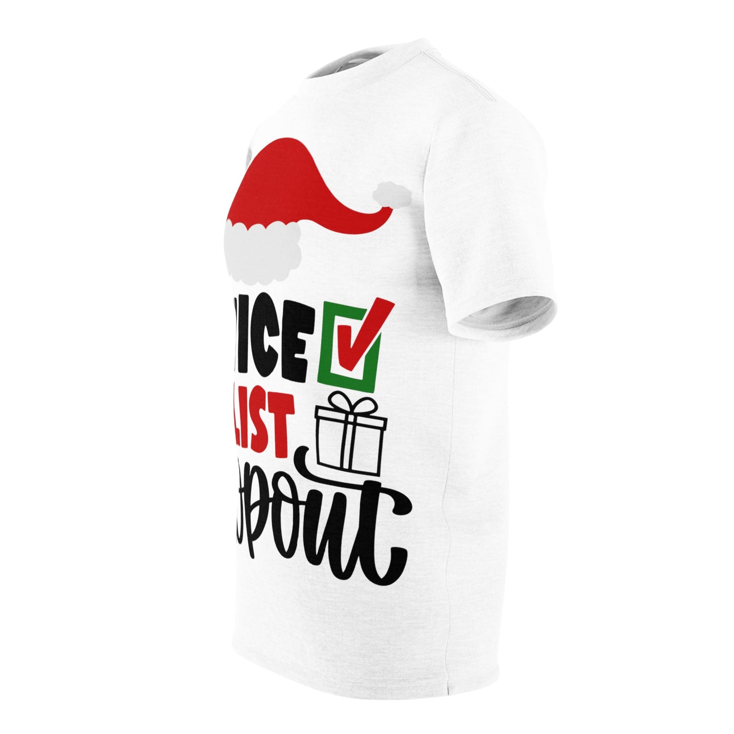 Nice List Dropout Unisex Cut & Sew Tee (AOP)