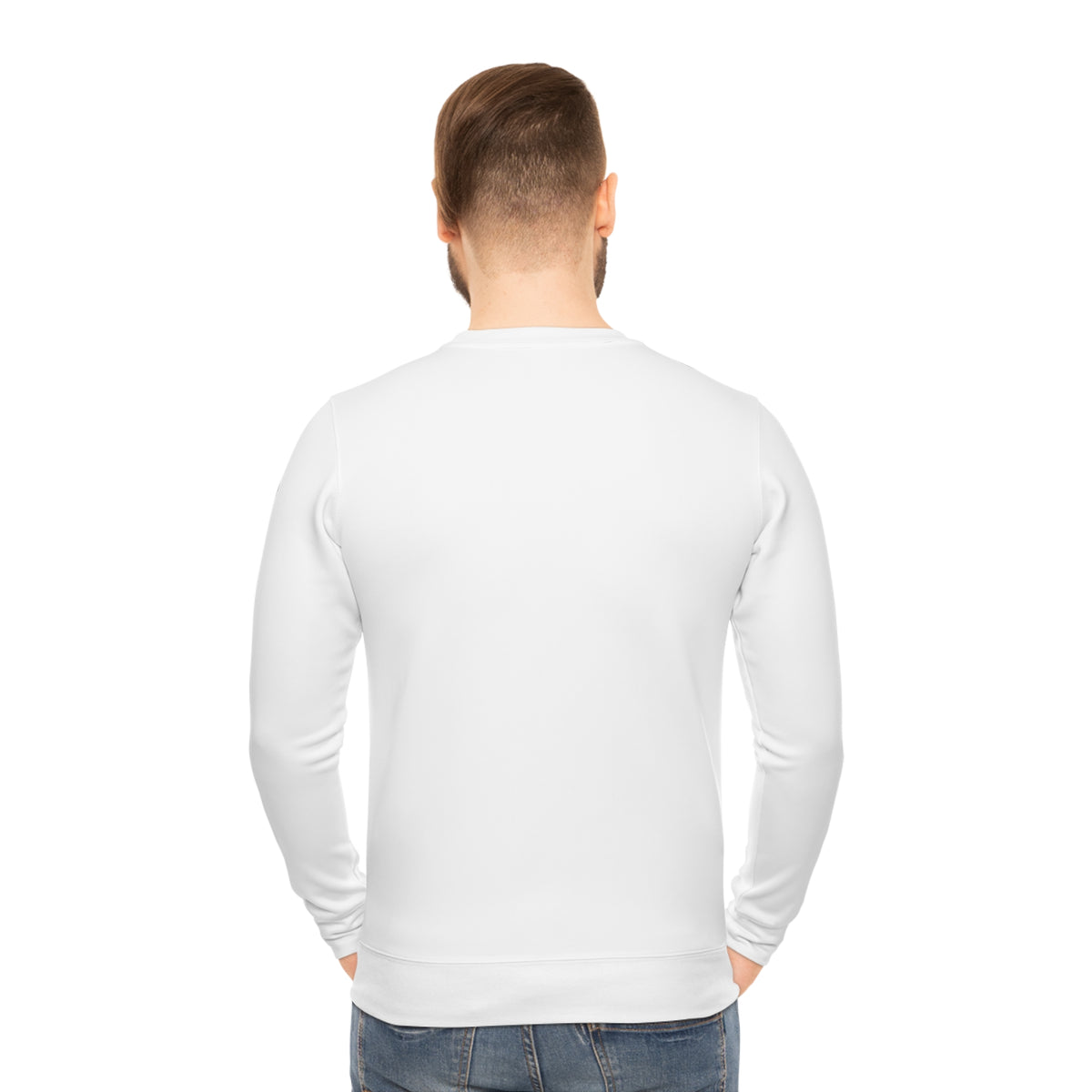 Elegant Gold Monogram Lightweight Sweatshirt