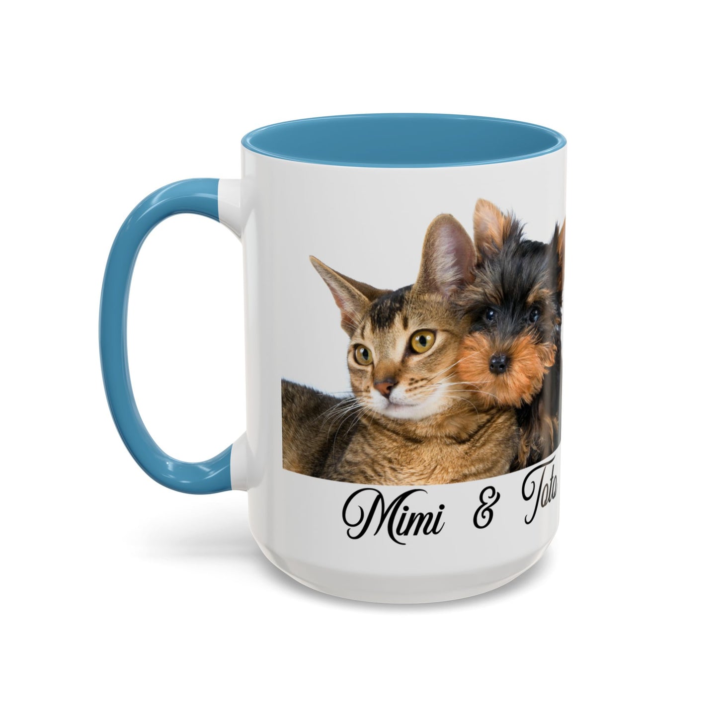 Custom Photo Mug with Text, Personalized Photo Coffee Mug, Double-Sided Print - 11oz & 15oz, Gift for Family, Friends