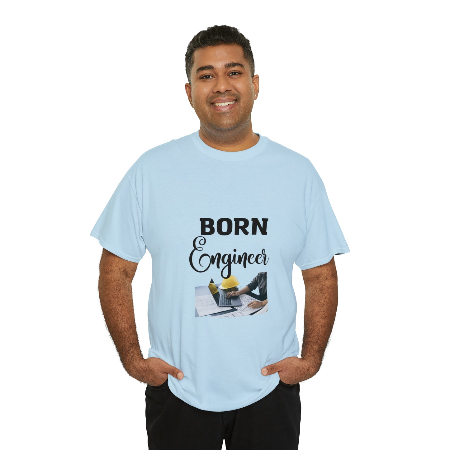 Born Engineer Unisex Heavy Cotton Tee