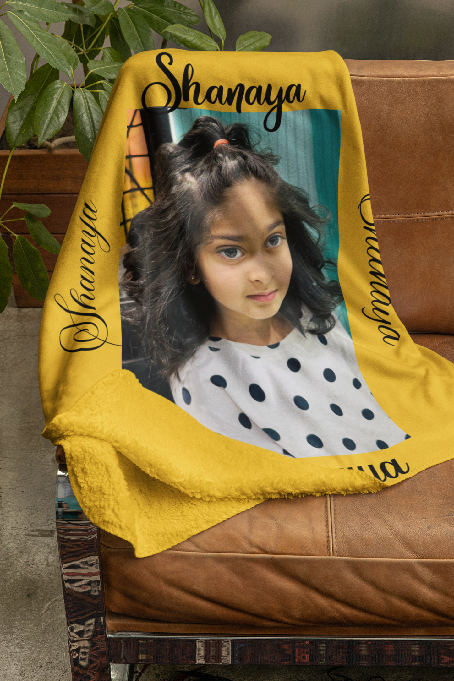 Personalized Velveteen Microfiber Blanket with Name - Cozy Custom Blanket for Kids