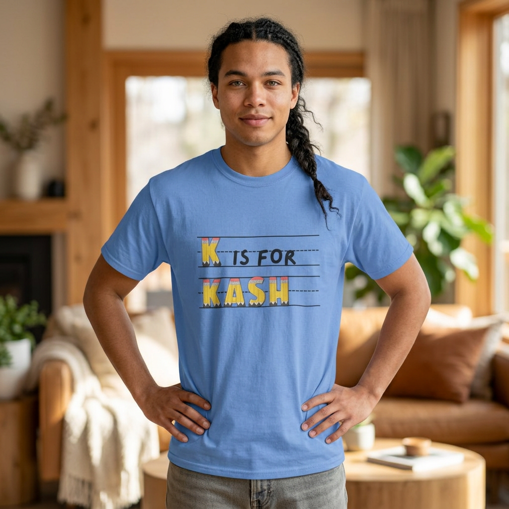 Unisex T-shirt, Personalized Tee, Custom Name School Shirt, Back to School